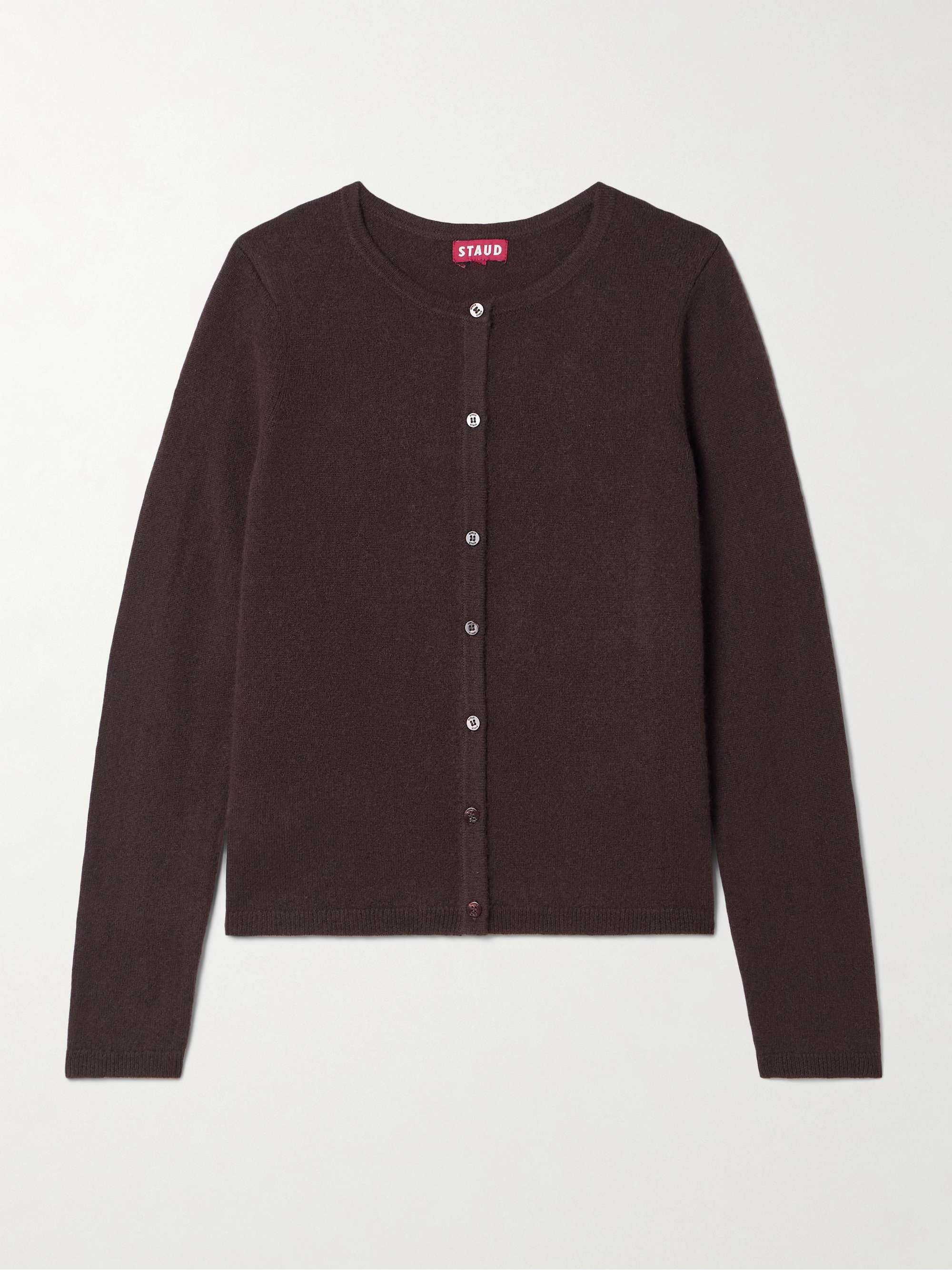 Midnight cashmere cardigan view
