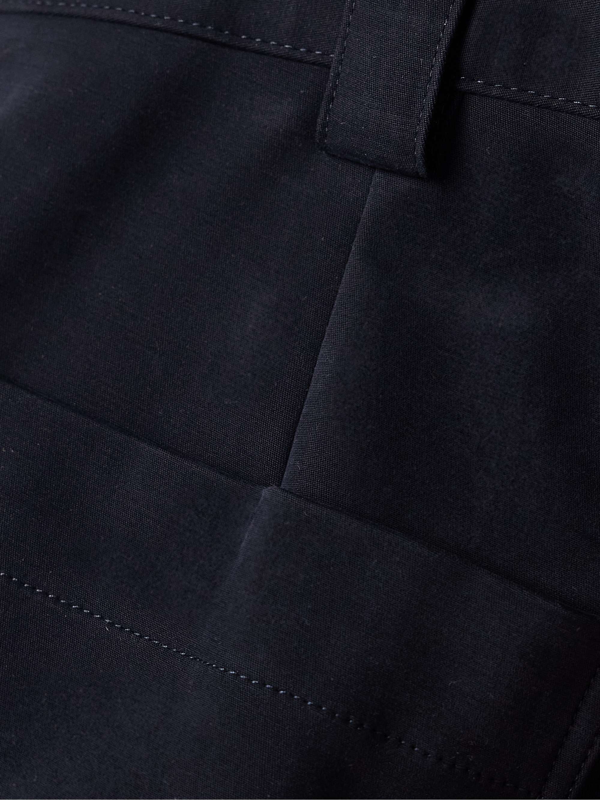 Avery cotton-blend straight-leg pants view