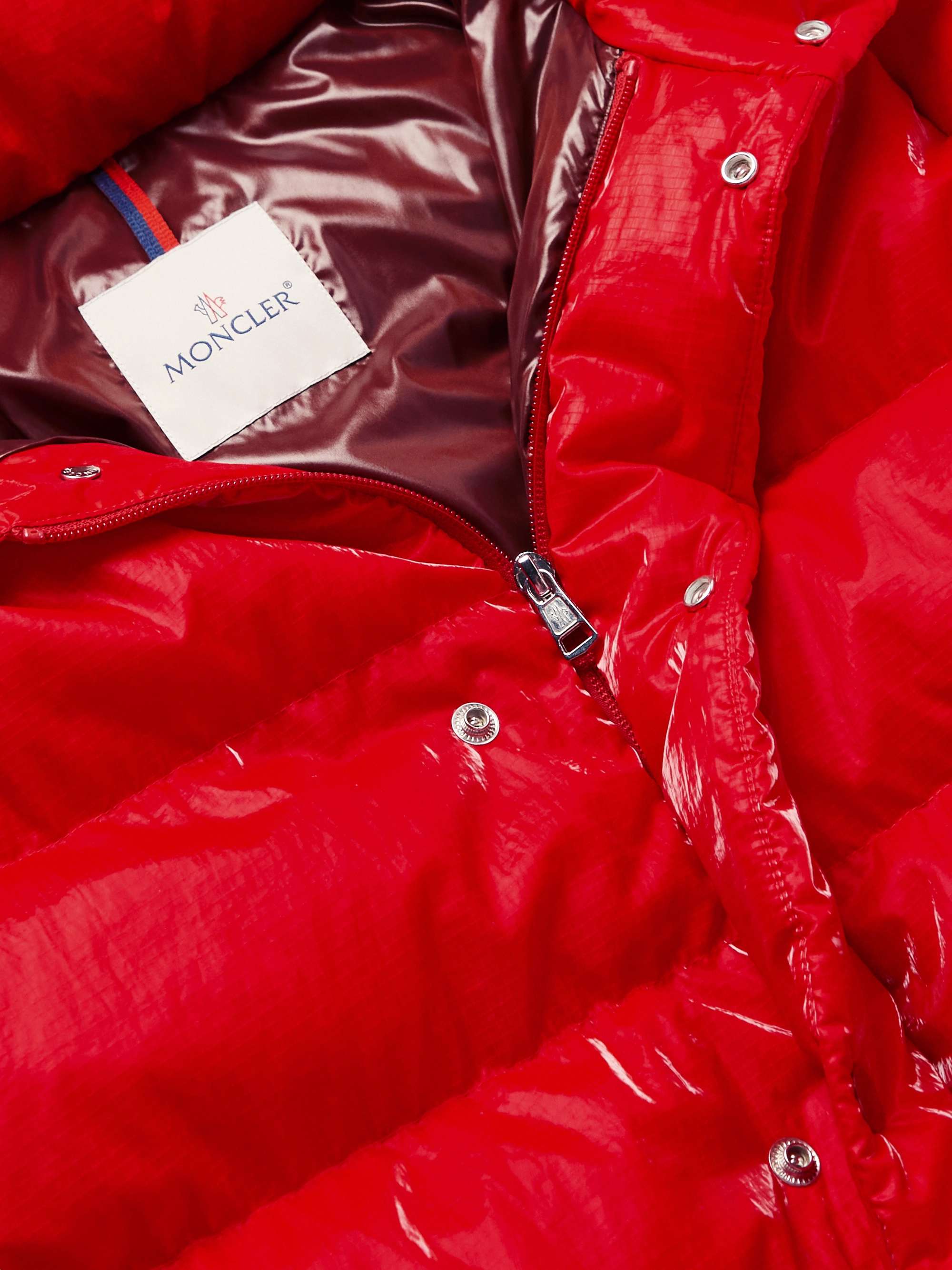 Verdon Quilted Coated Nylon-Ripstop Down Hooded Jacket view