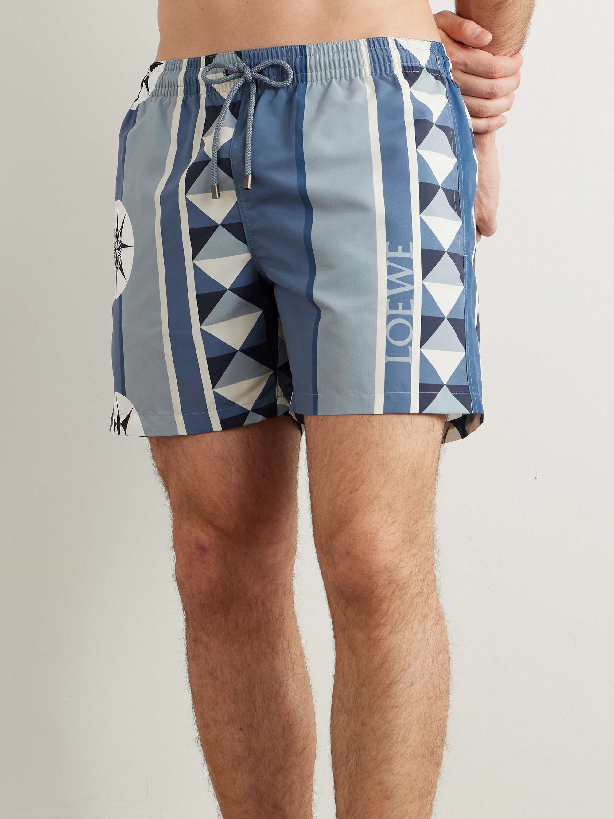 + Paula's Ibiza Straight-Leg Mid-Length Printed Swim Shorts view