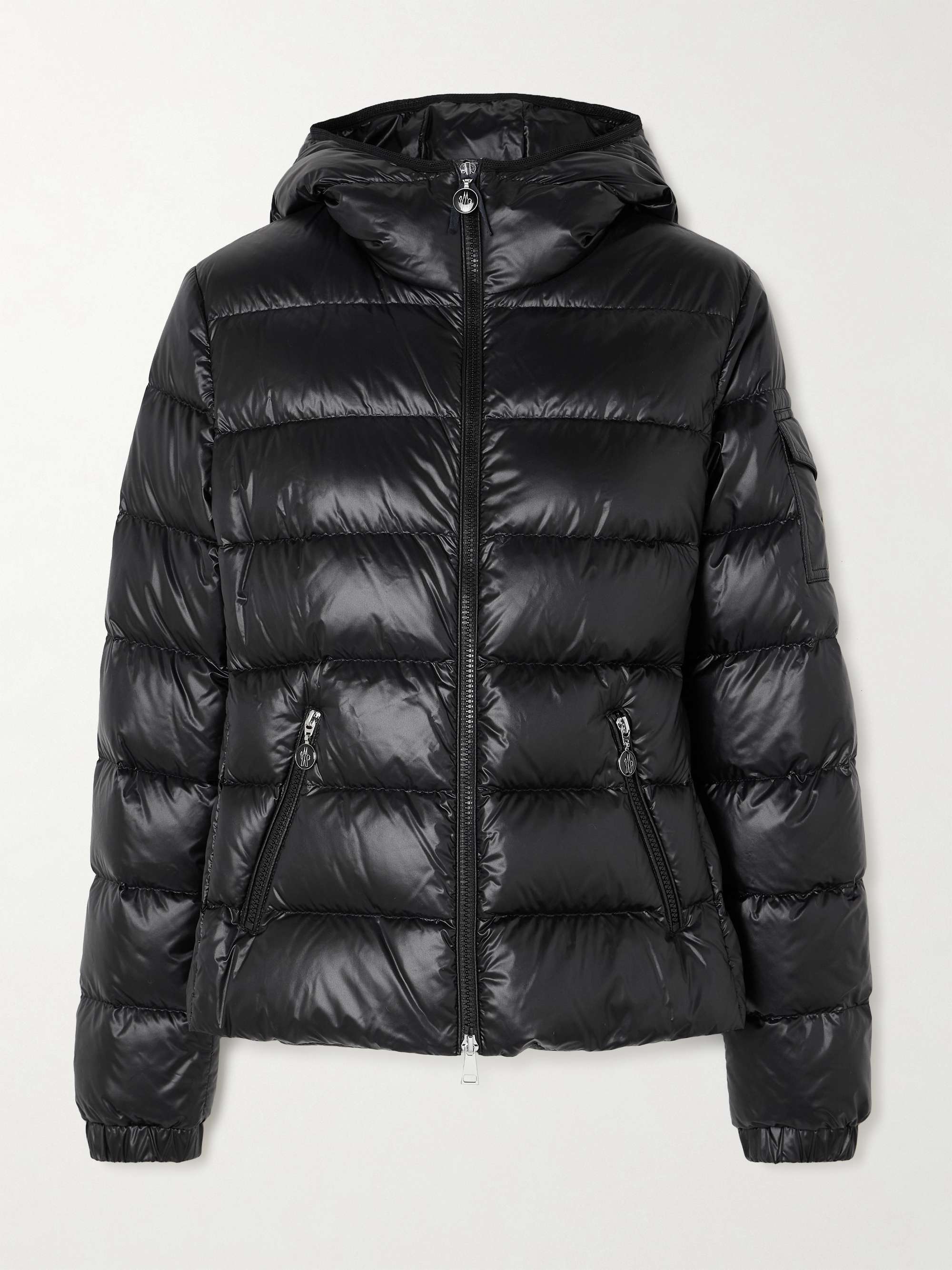 Gles hooded quilted shell down jacket view