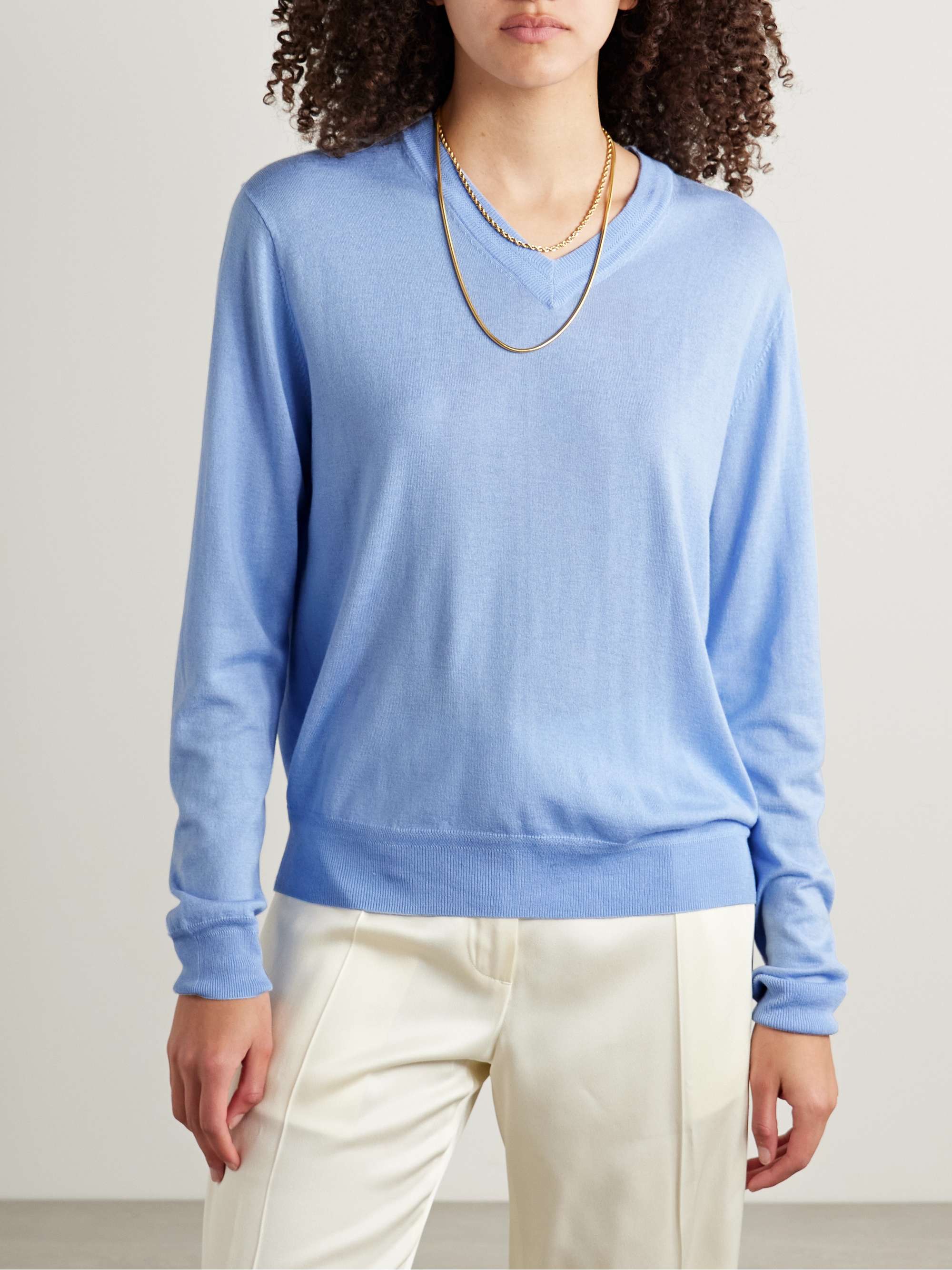 Ben silk-blend sweater view