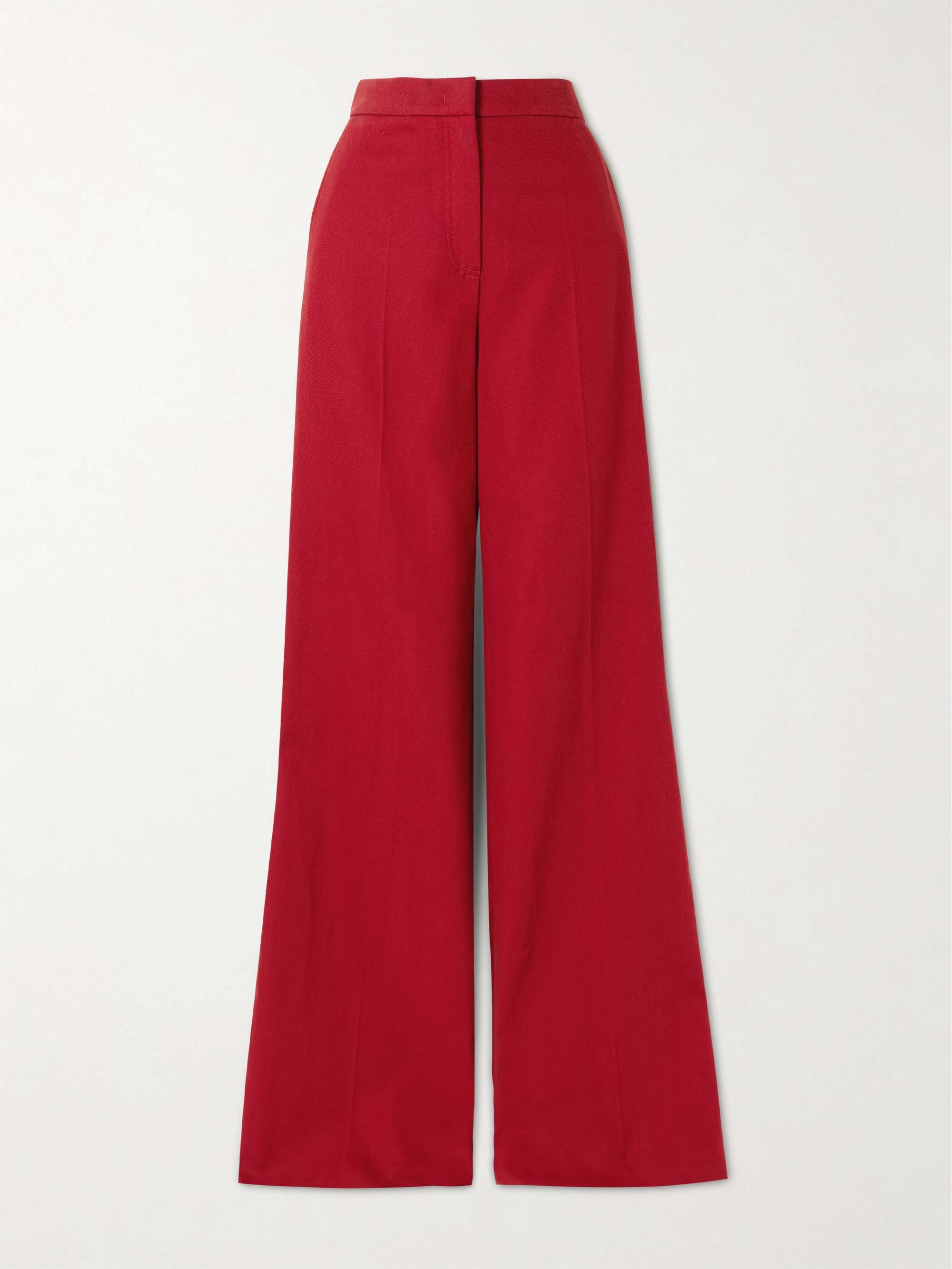 Ruggero cotton-twill wide-leg pants view