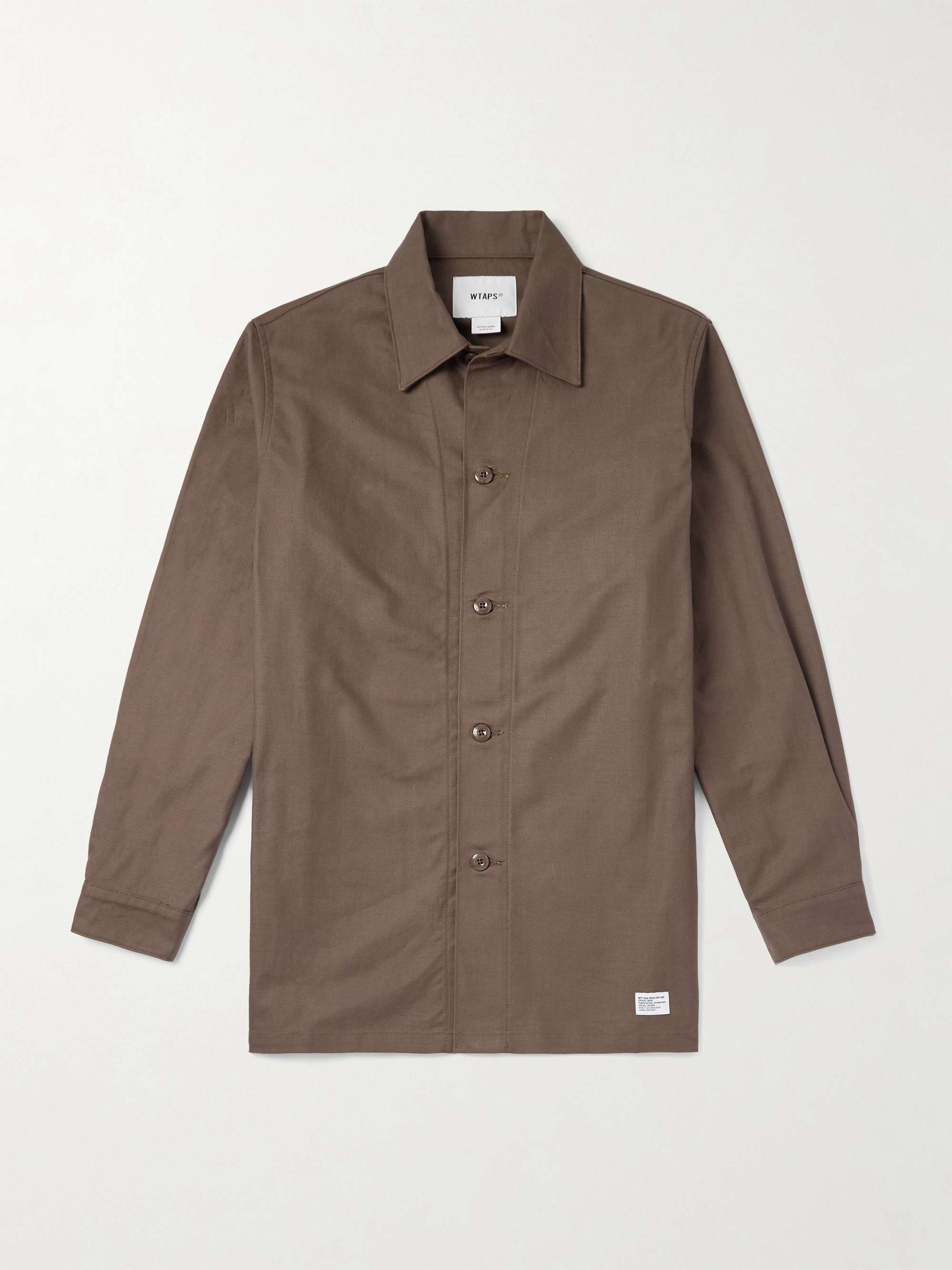 CBW Logo-Appliquéd Cotton-Twill Shirt view