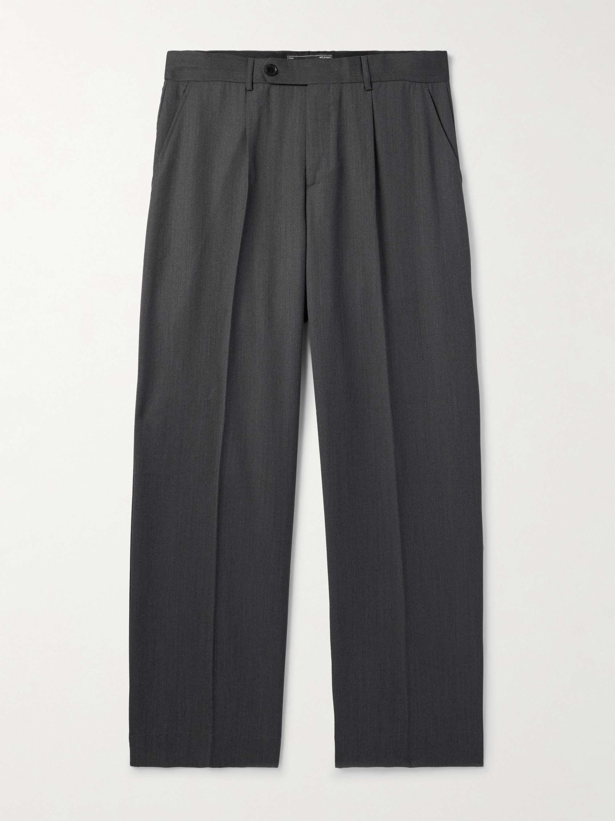 Service Pleated Wool Trousers view