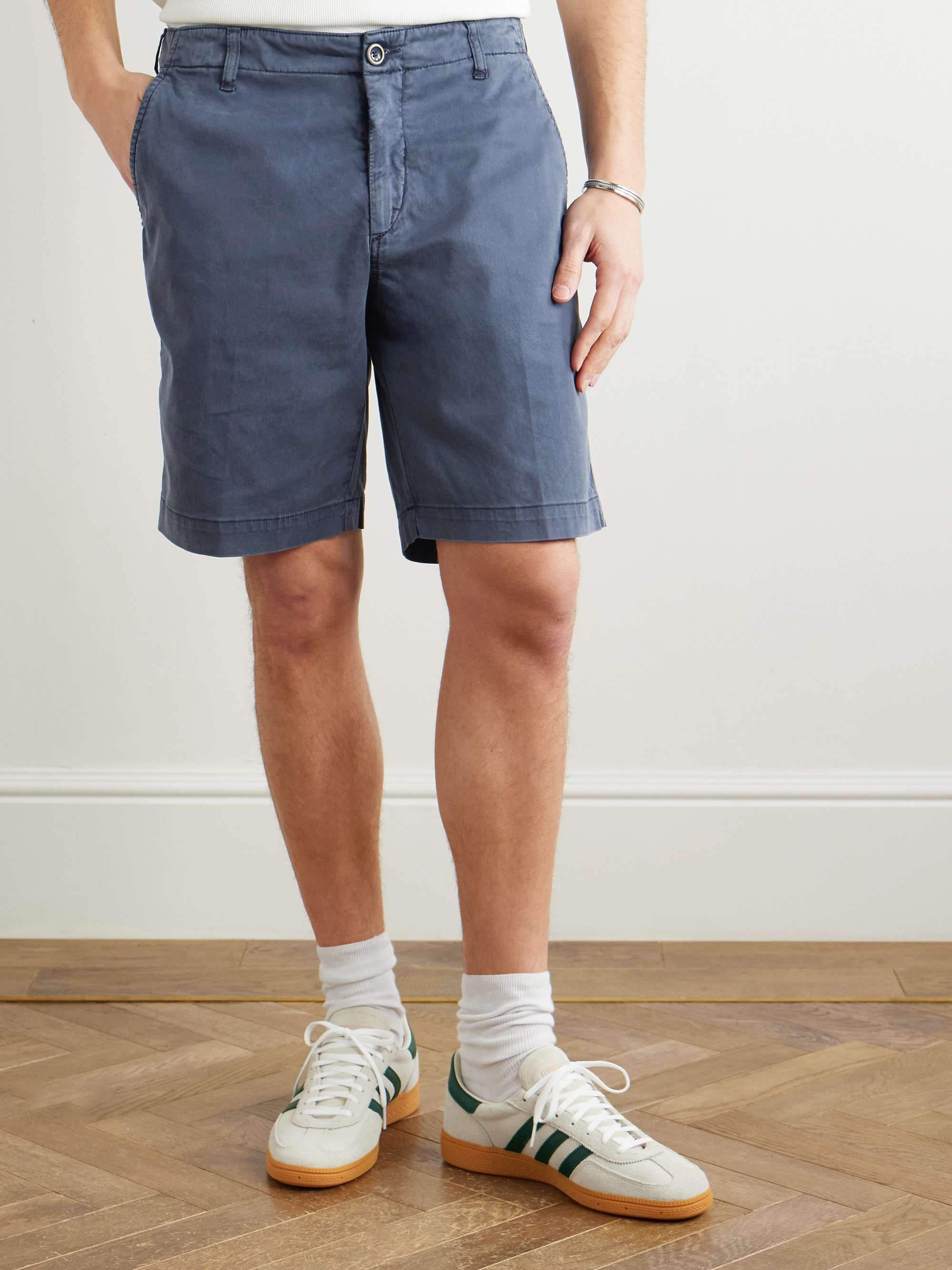 Ponche Straight-Leg Lyocell and Cotton-Blend Bermuda Shorts view