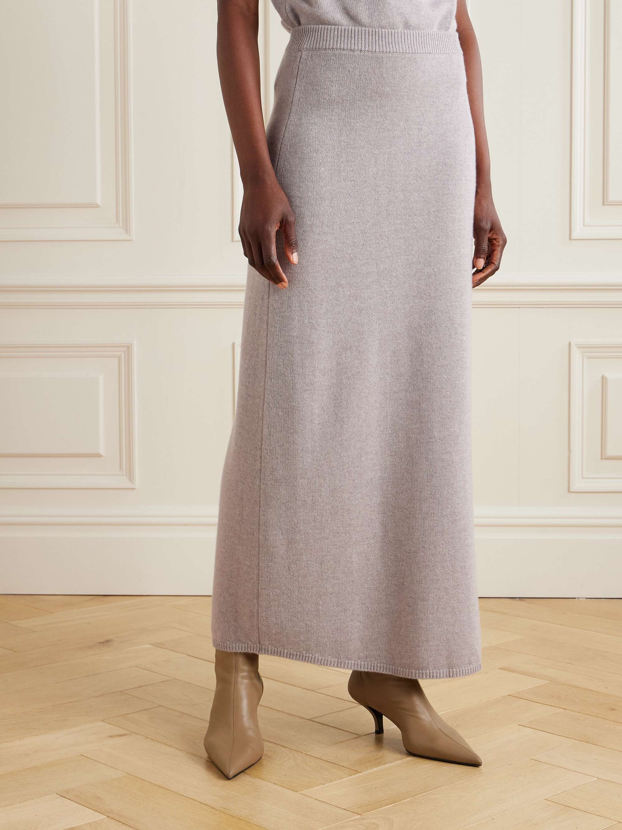 Nellie cashmere maxi skirt view