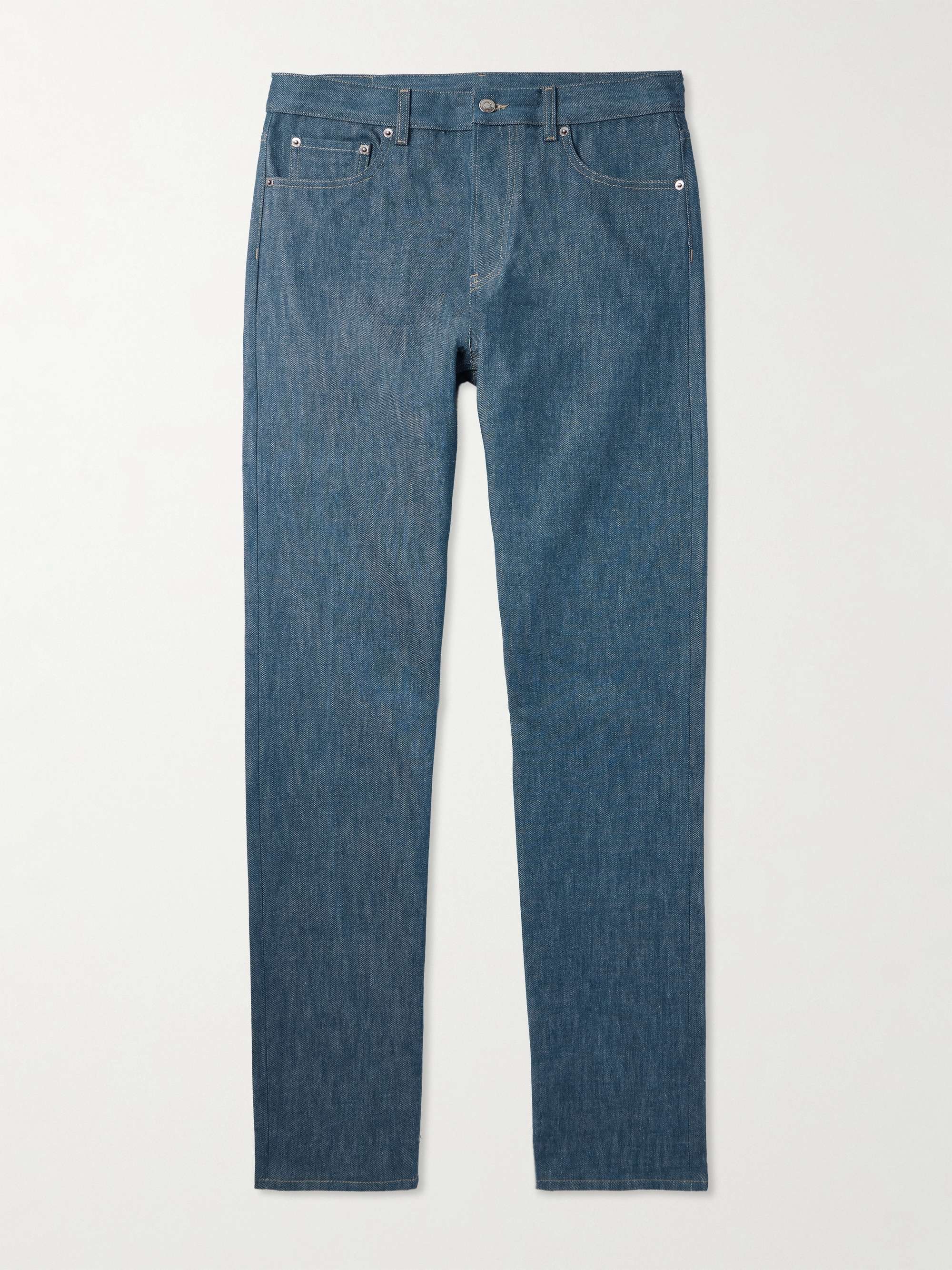 Kamen Slim-Fit Straight-Leg Denim Trousers view