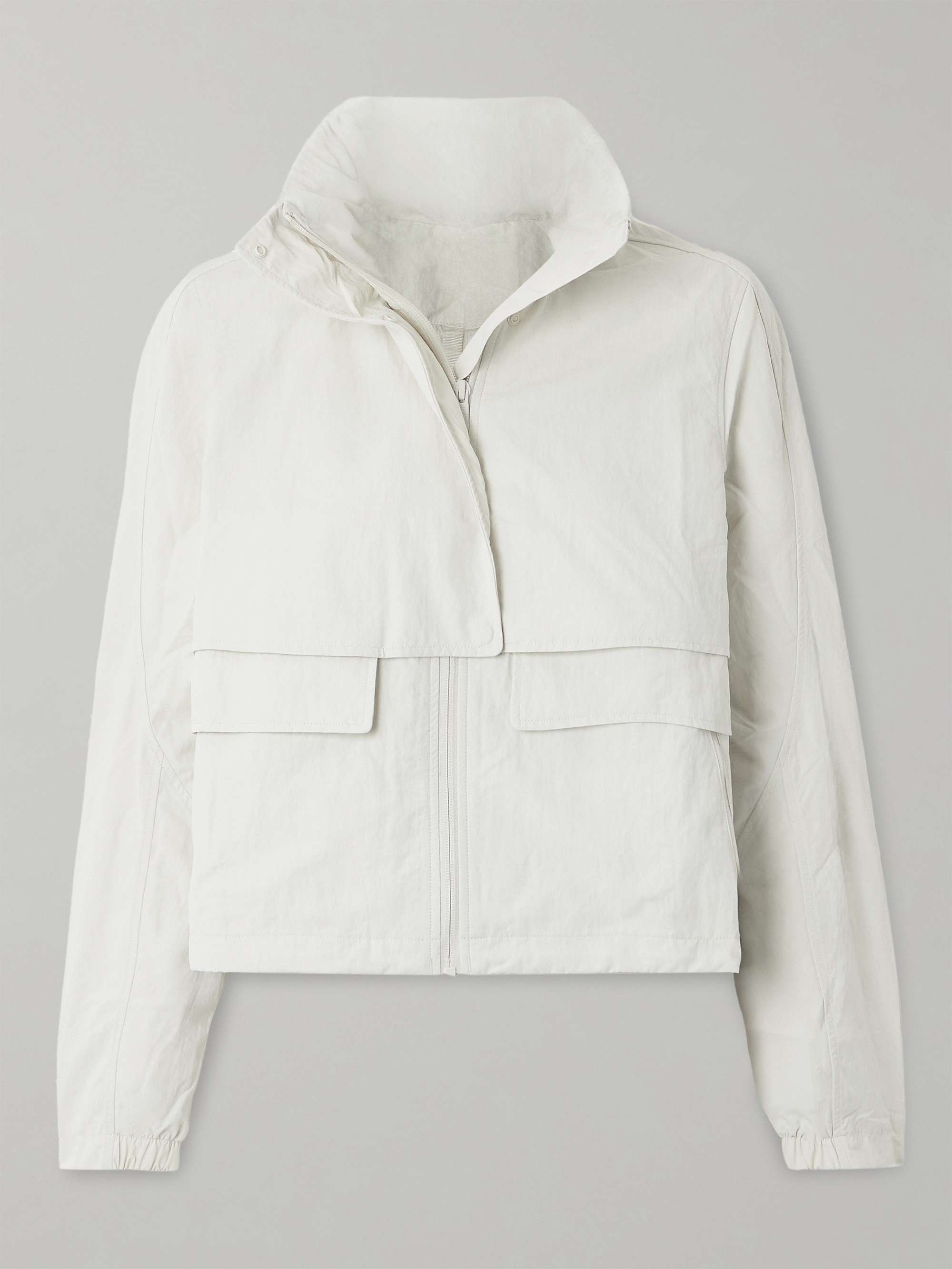Always Effortless cropped hooded shell jacket view
