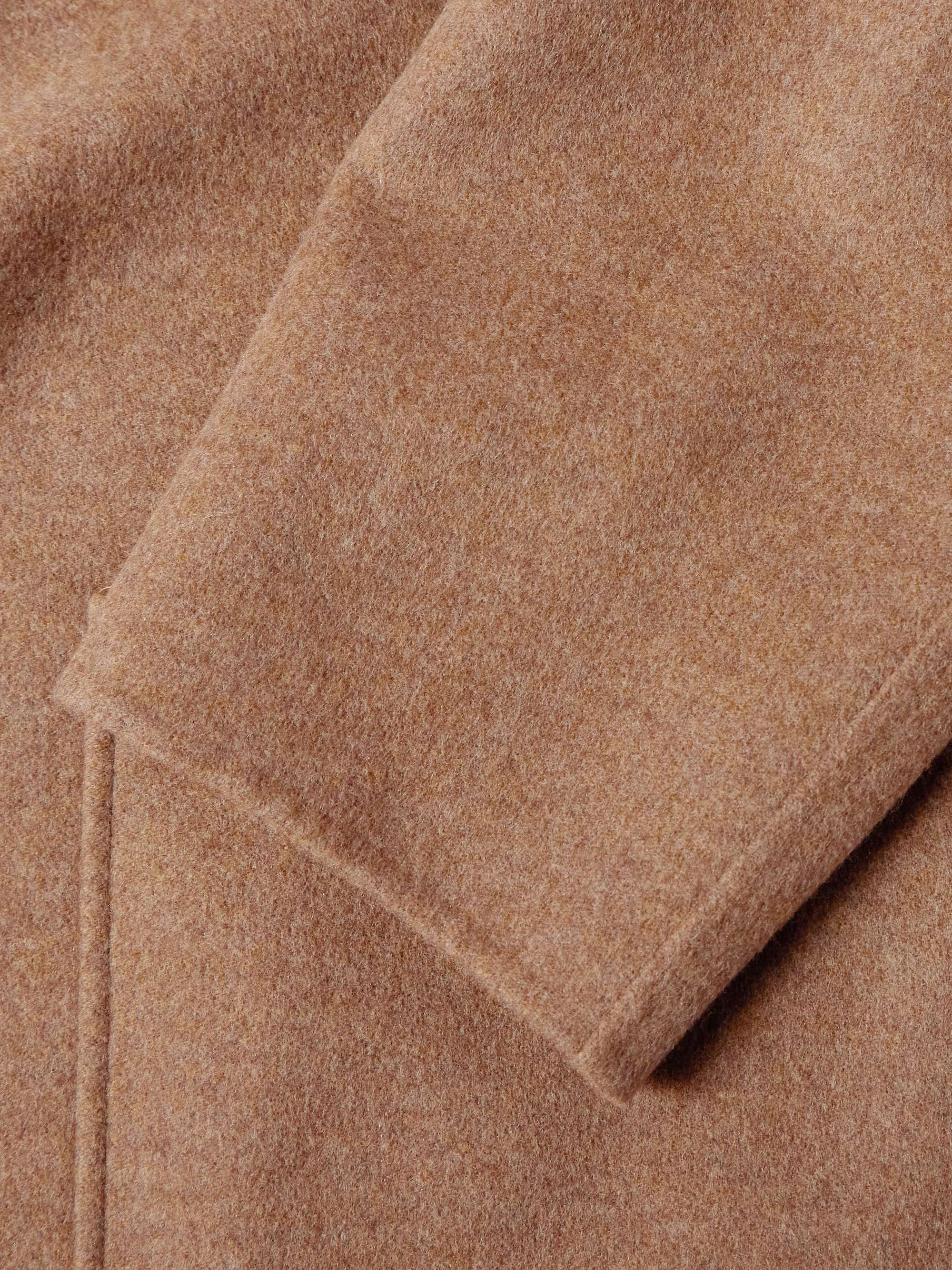 Owen Belted Suede-Trimmed Rain System® Cashmere Coat view