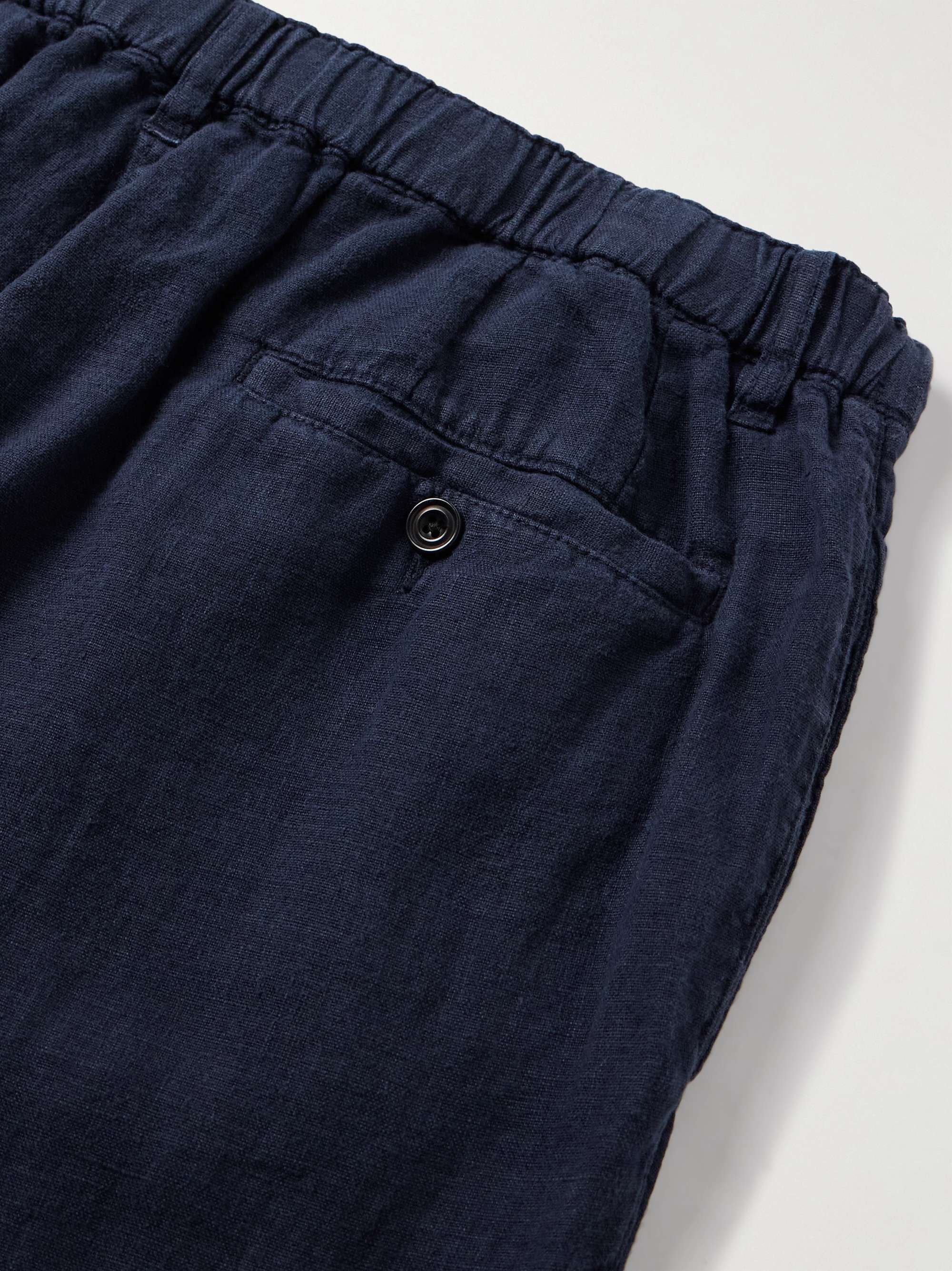 Tanker Tapered Linen Drawstring Trousers view