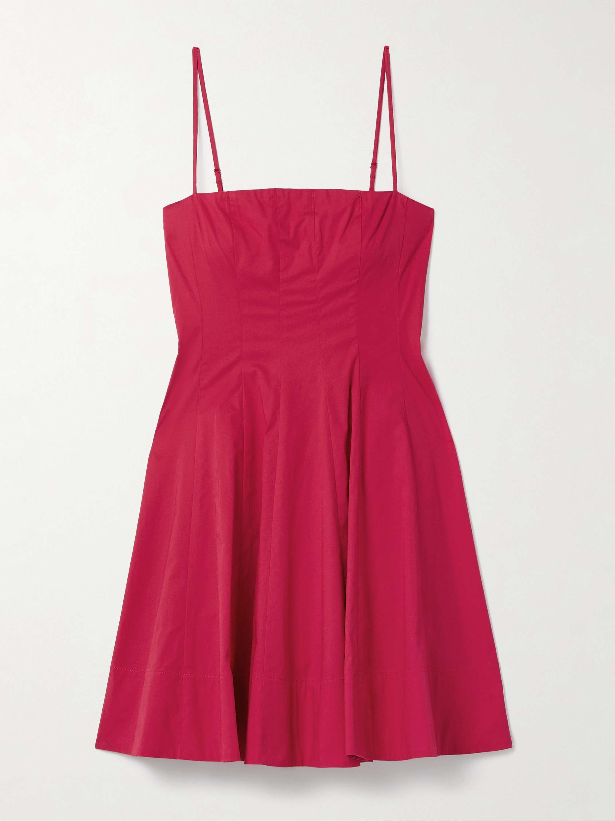 Wylie cotton-blend poplin mini dress view