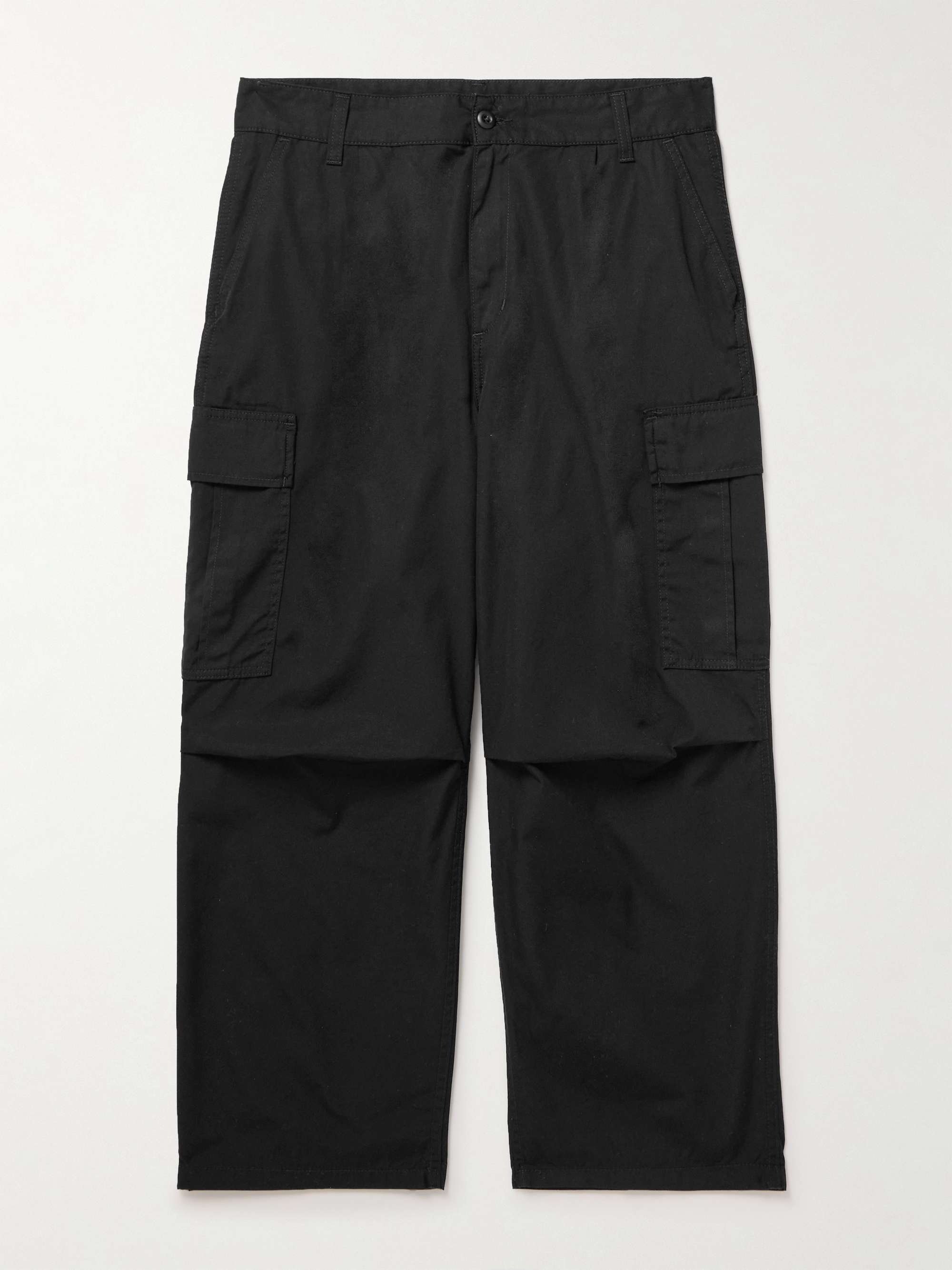 Cole Straight-Leg Cotton-Twill Cargo Trousers view