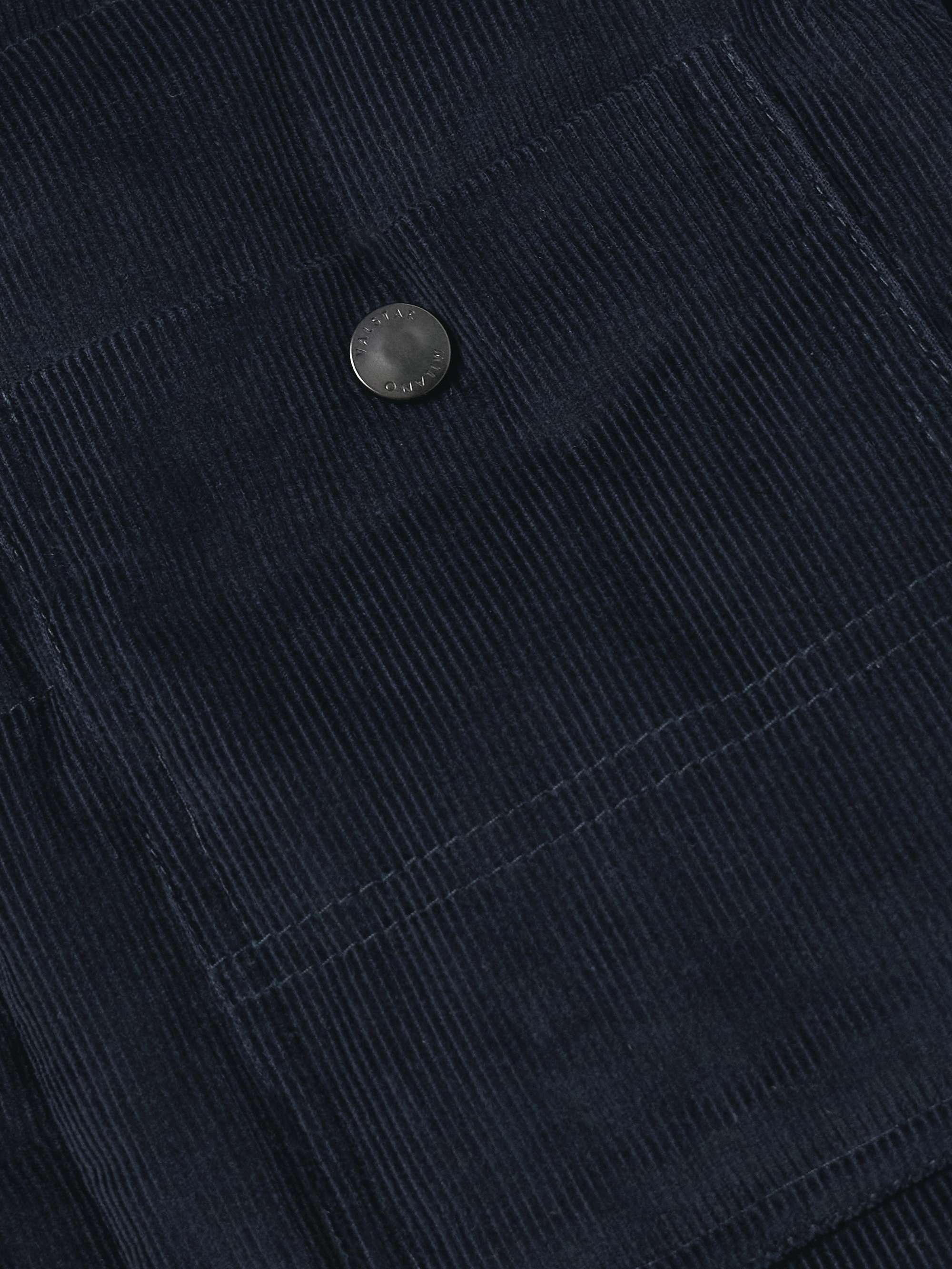 Matt Quilted Cotton-Corduroy Down Shirt Jacket view