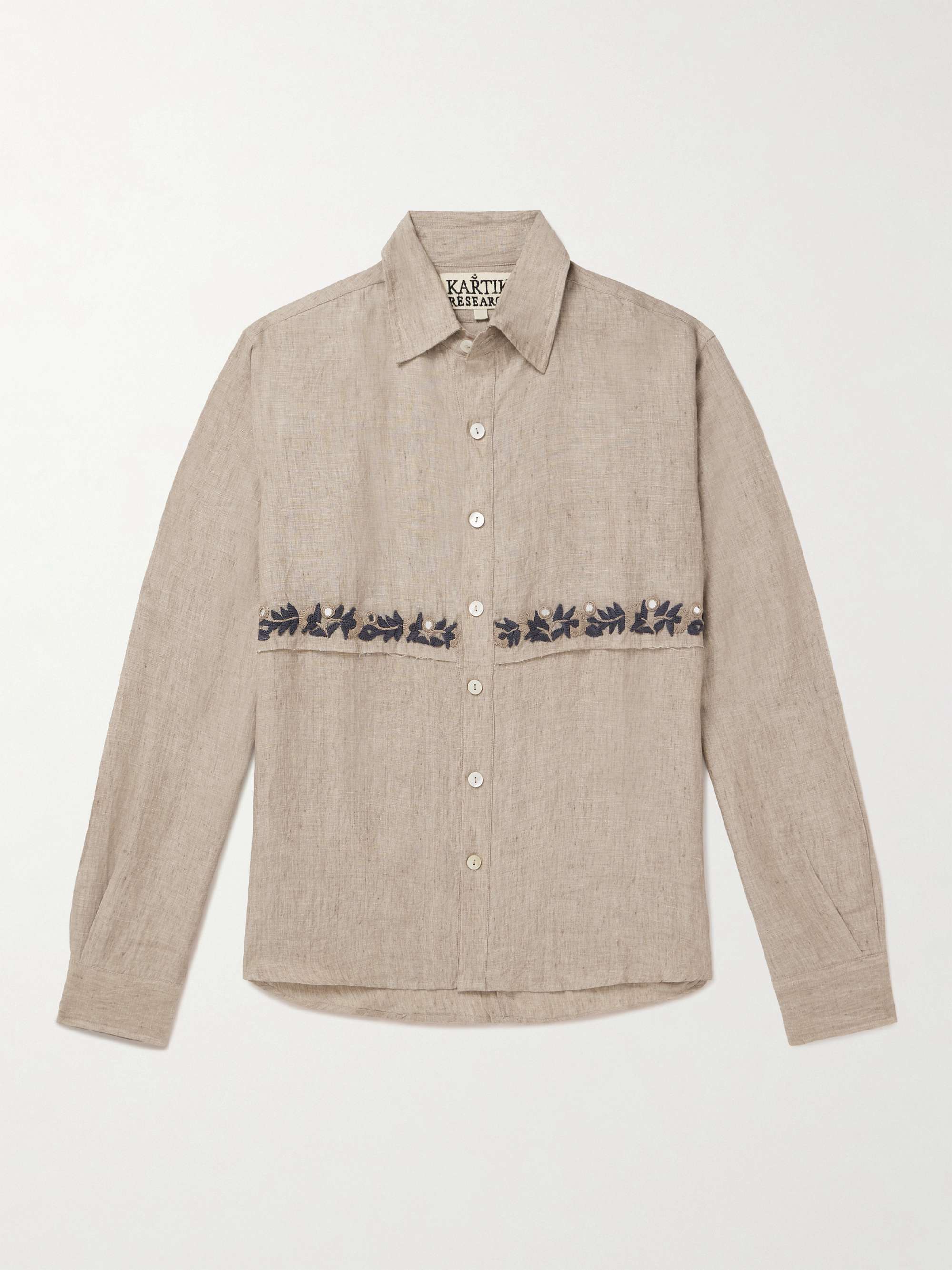 Embroidered Linen Shirt view