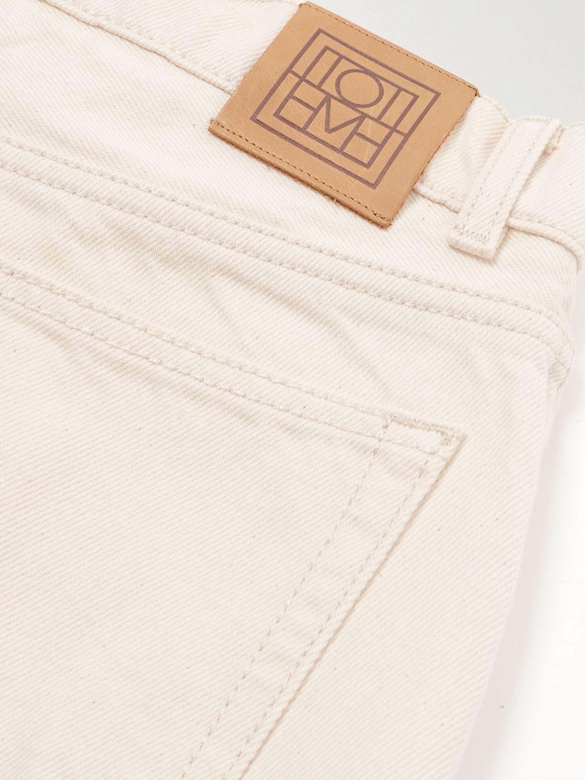 Organic low-rise slim-leg jeans view
