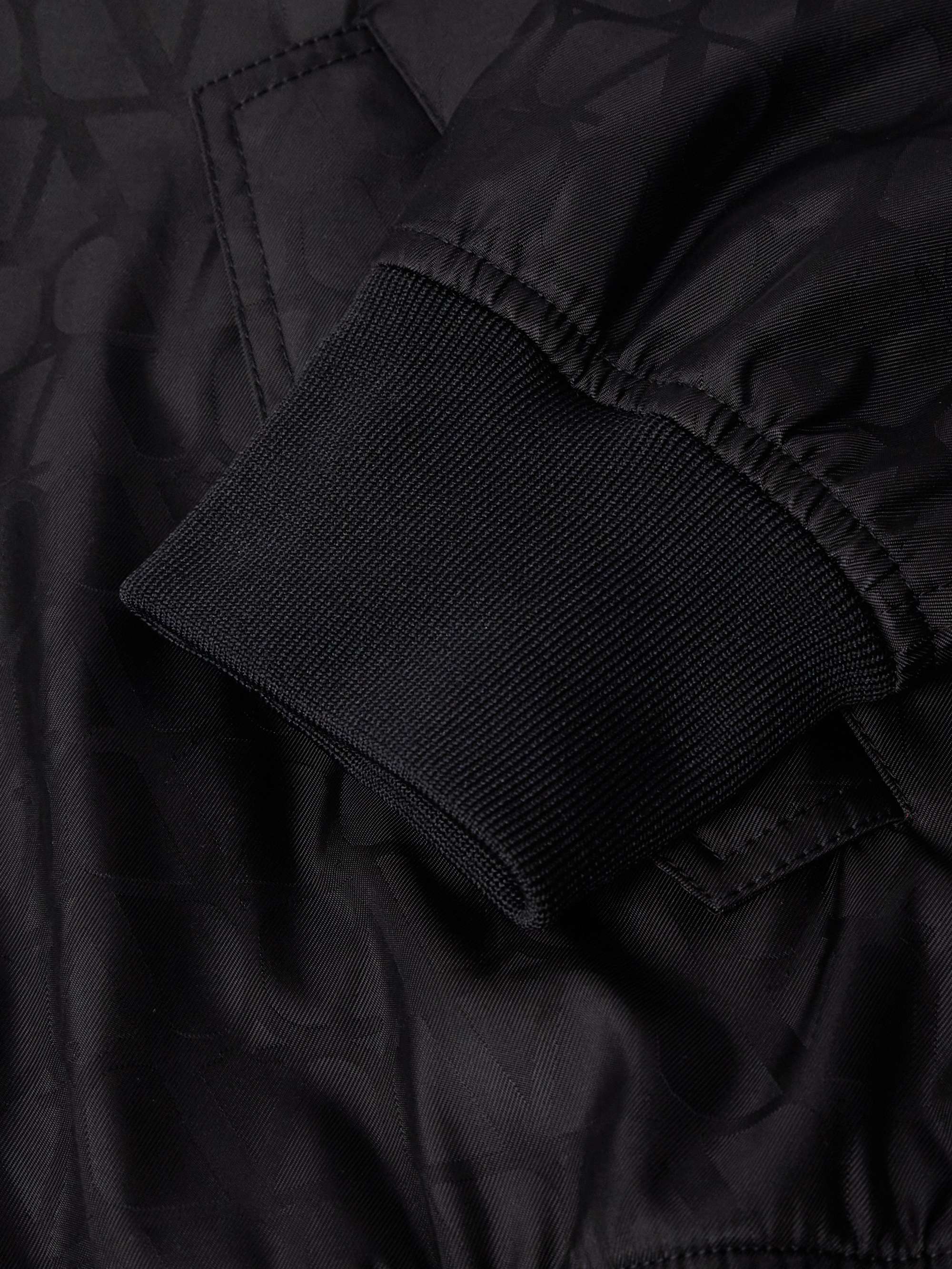 Toile Iconograph Logo-Jacquard Shell Bomber Jacket view