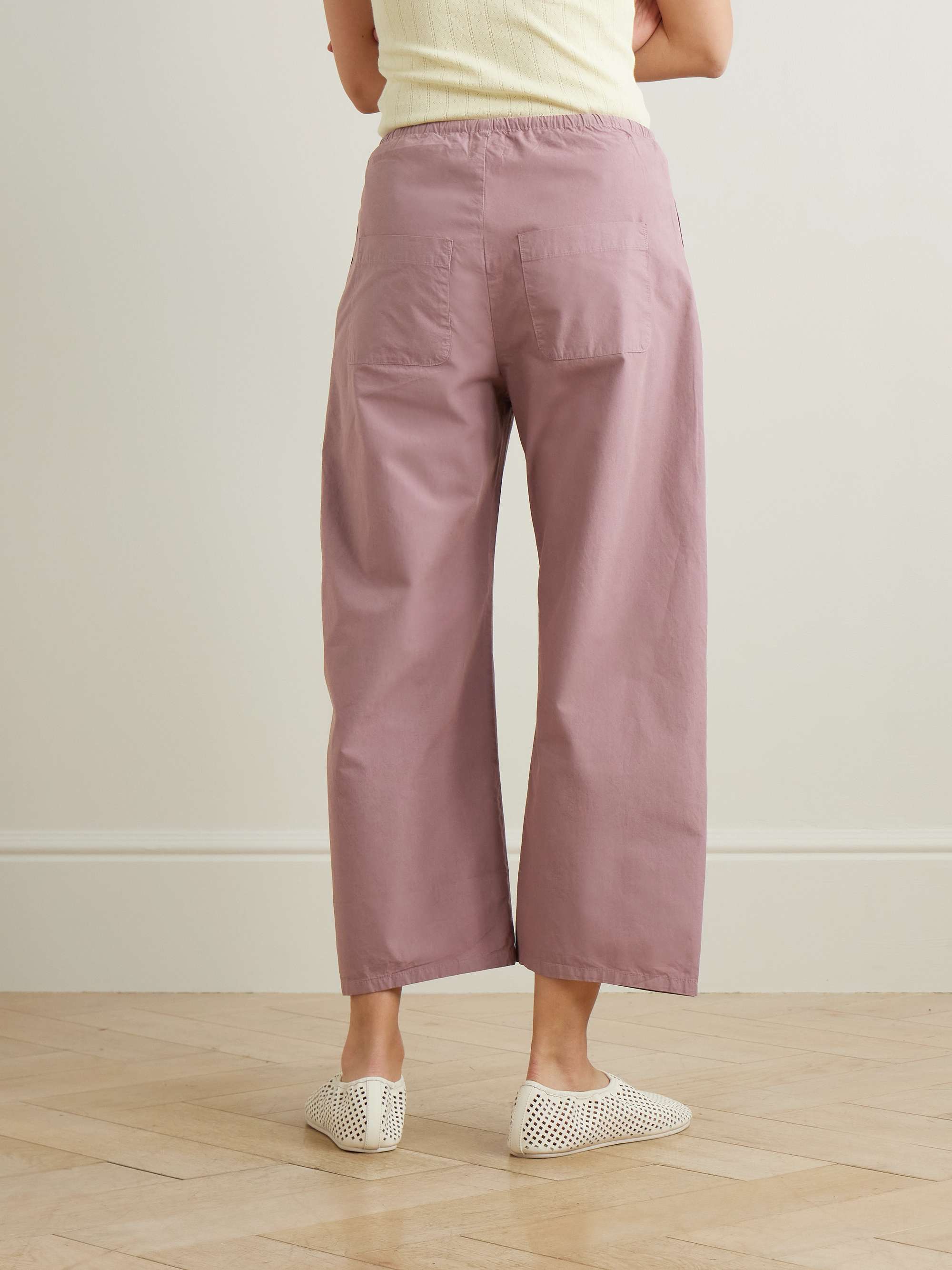 Kyoto cotton wide-leg pants view