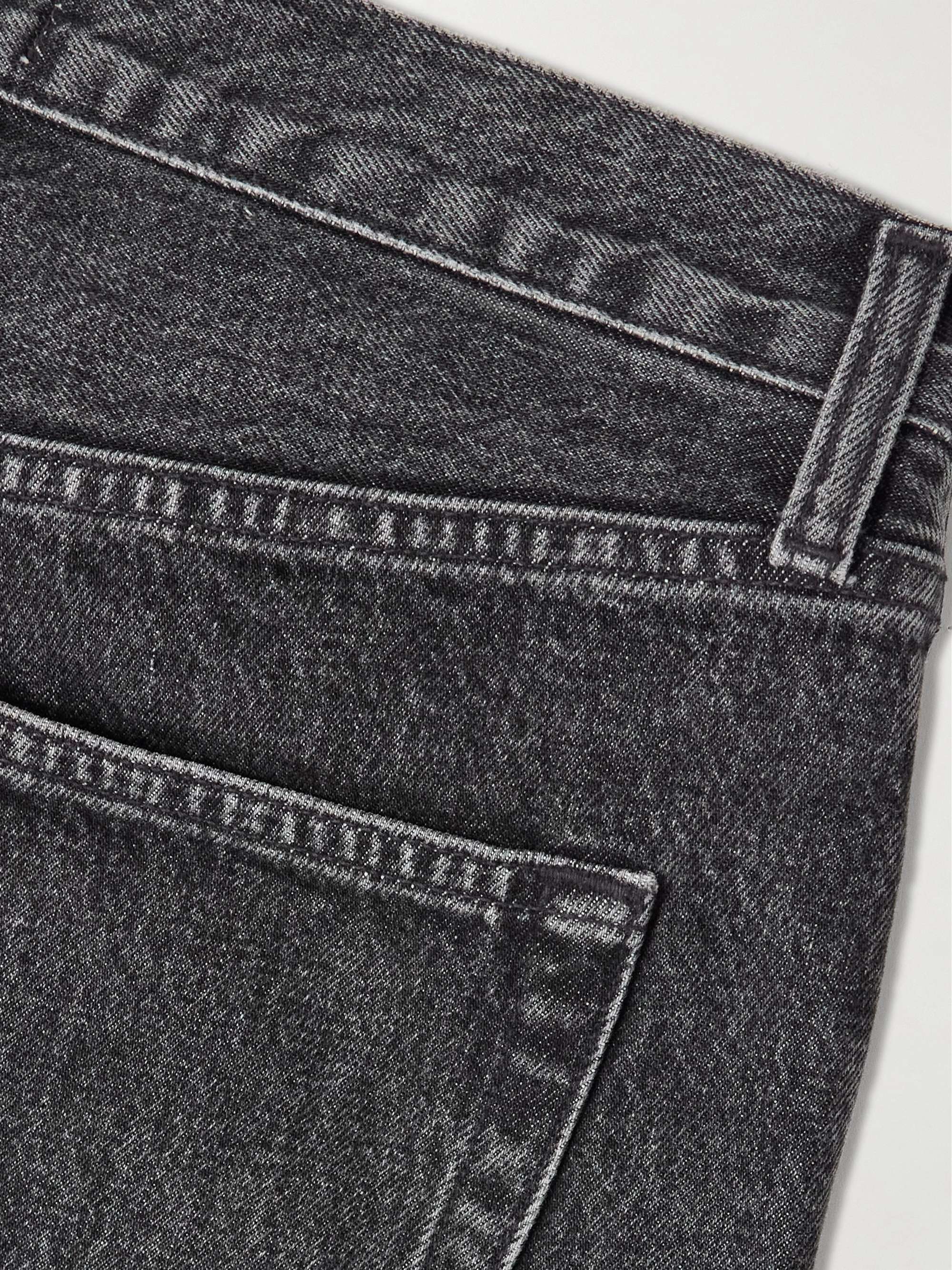 Kelly high-rise straight-leg organic jeans view