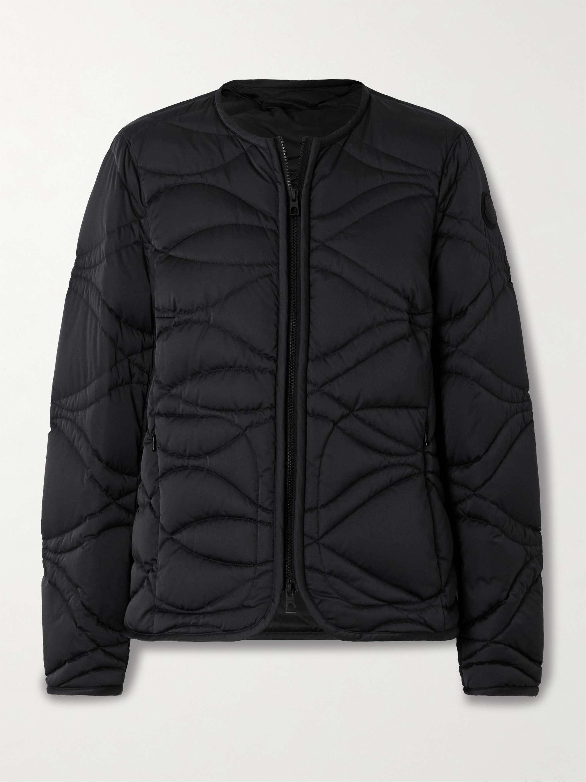 Pyrope appliquéd quilted shell down jacket view