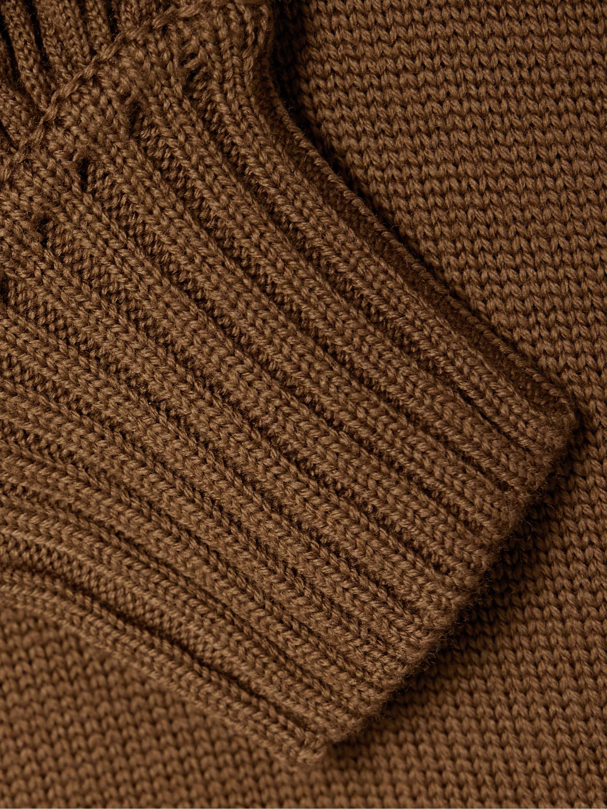Wool turtleneck sweater view