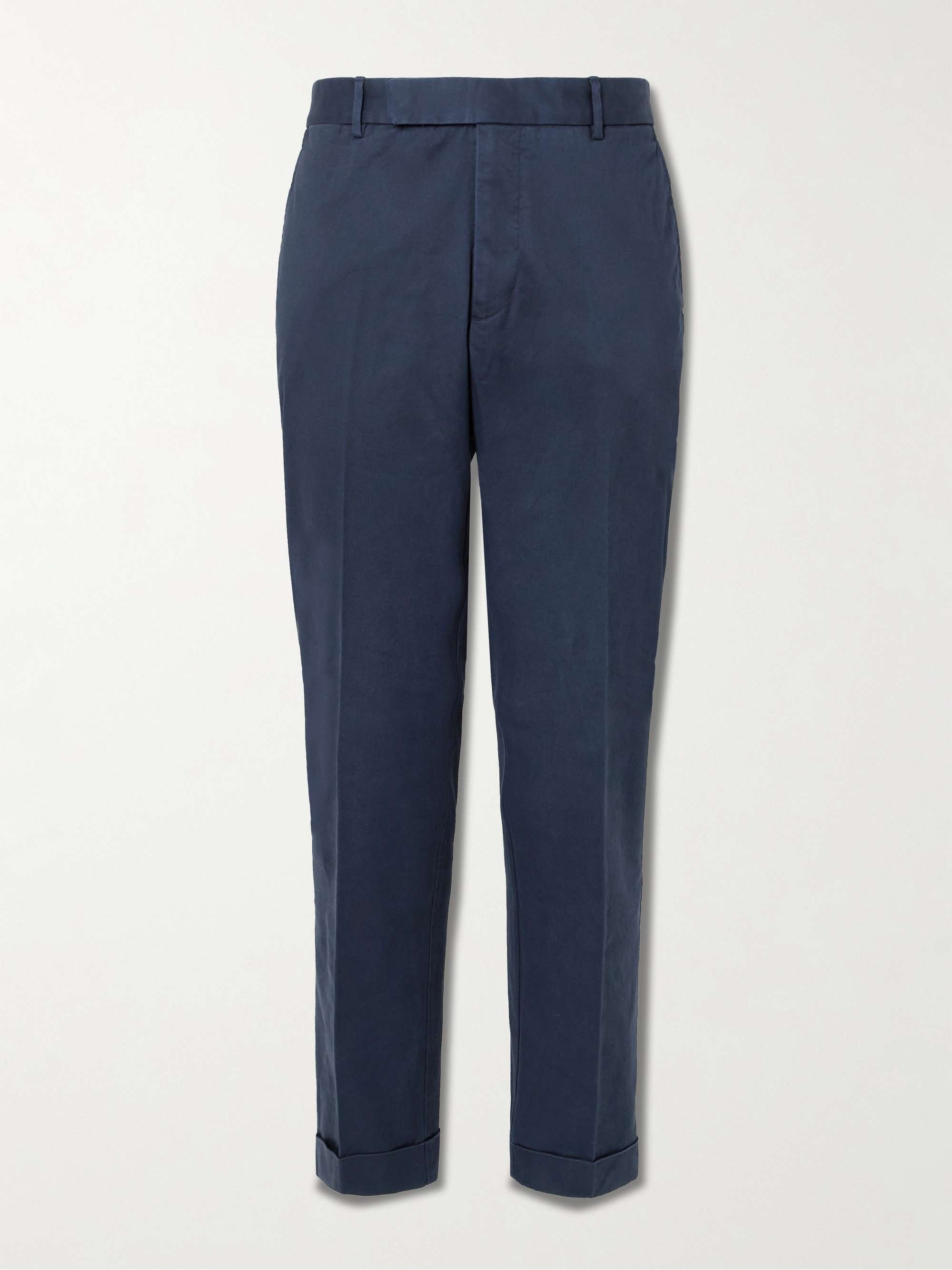 Chester Straight-Leg Cotton-Blend Twill Suit Trousers view