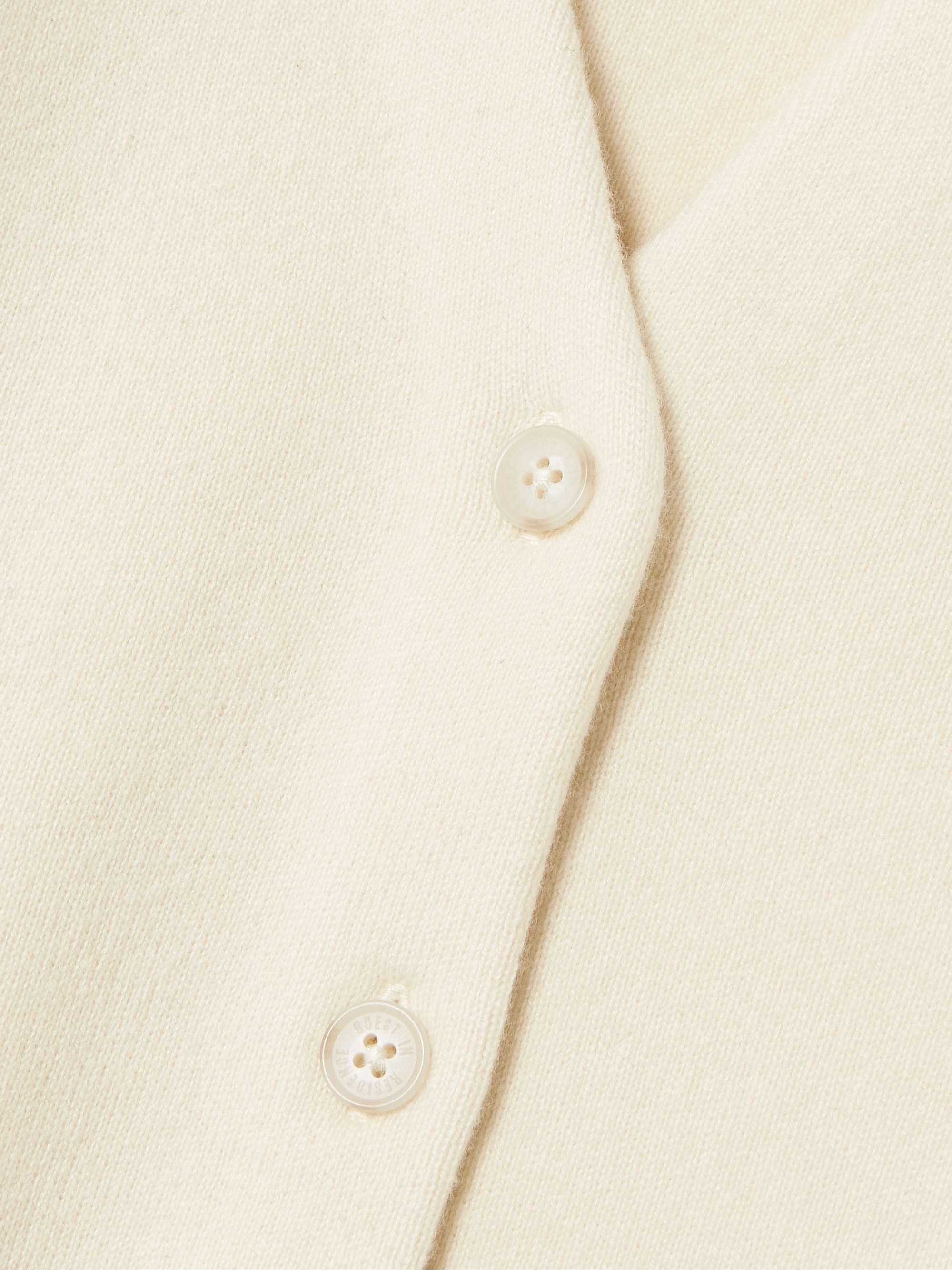 Collegiate cashmere cardigan view