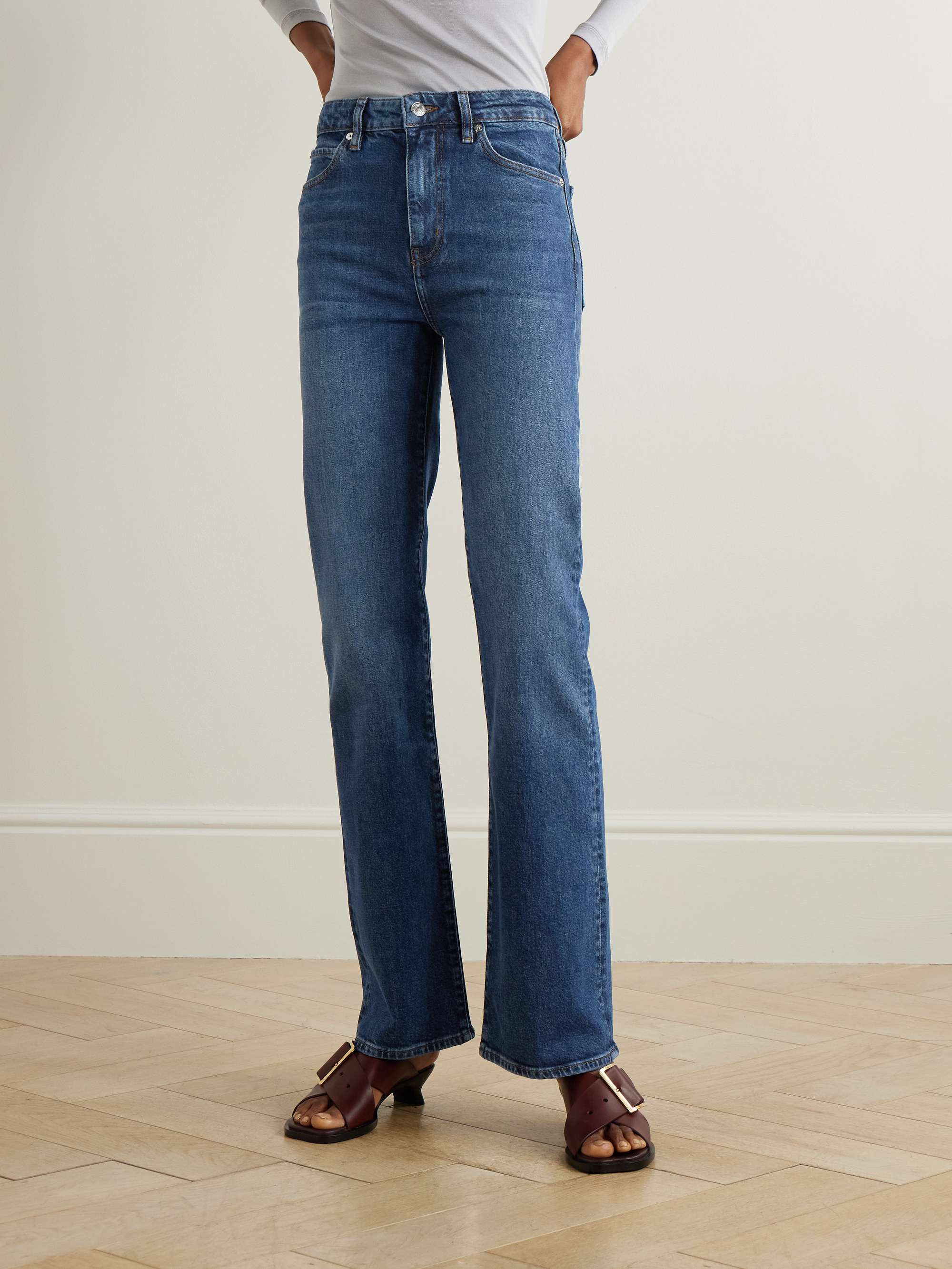 The Arrow high-rise flared jeans view