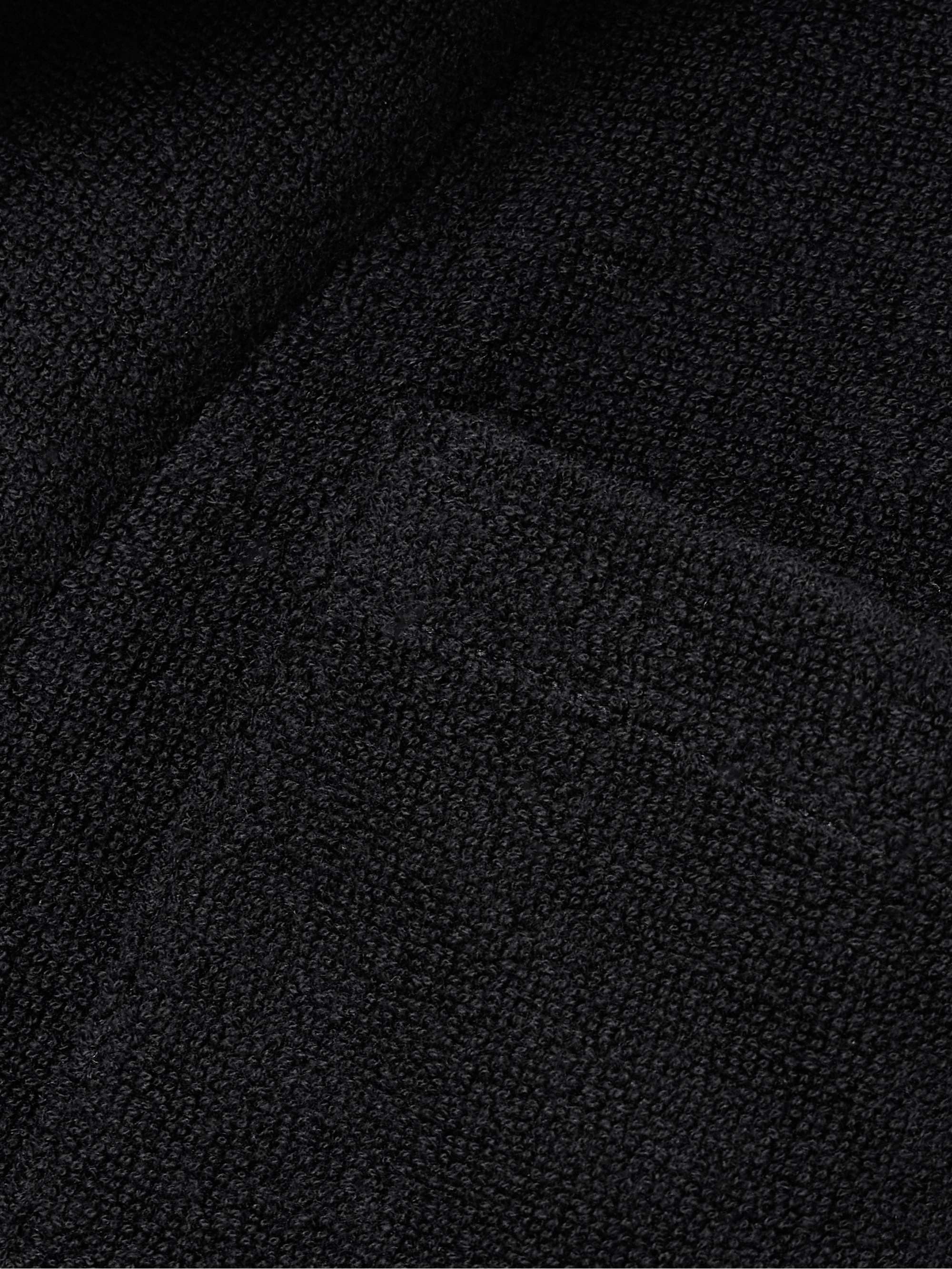 Misty Hem cropped cotton-terry shirt view
