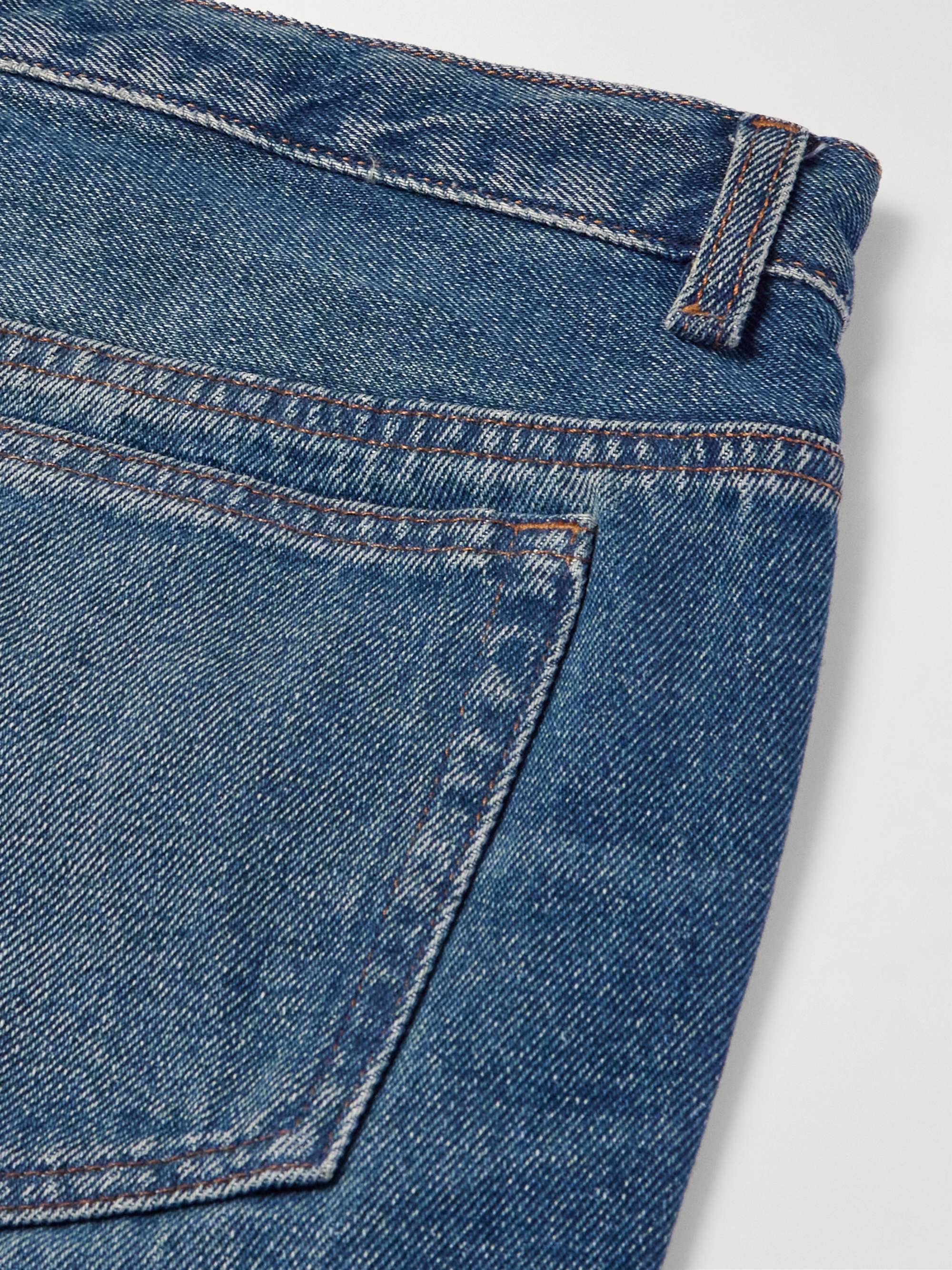 Martin Straight-Leg Distressed Jeans view