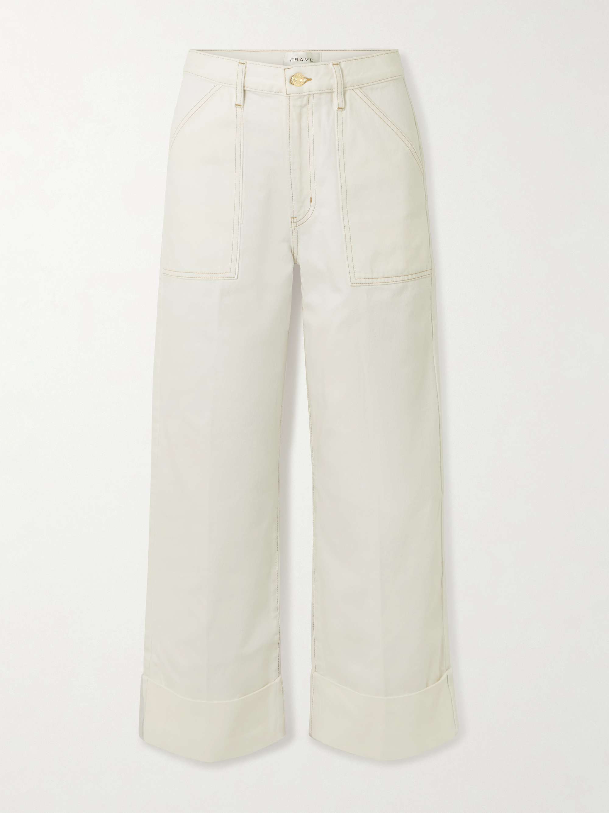 The Utility high-rise straight-leg jeans view