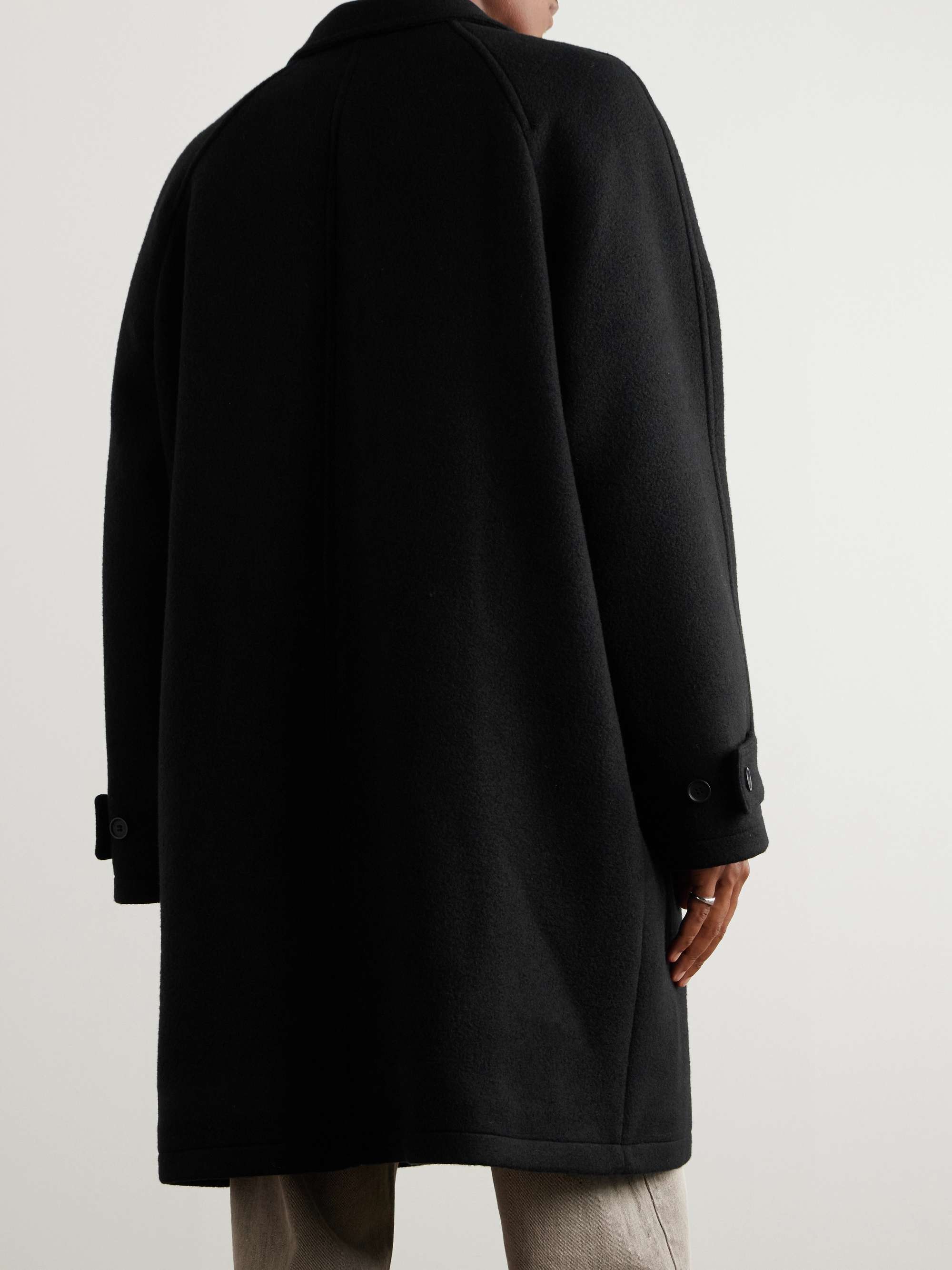 Accession Brushed Recycled-Wool Coat view