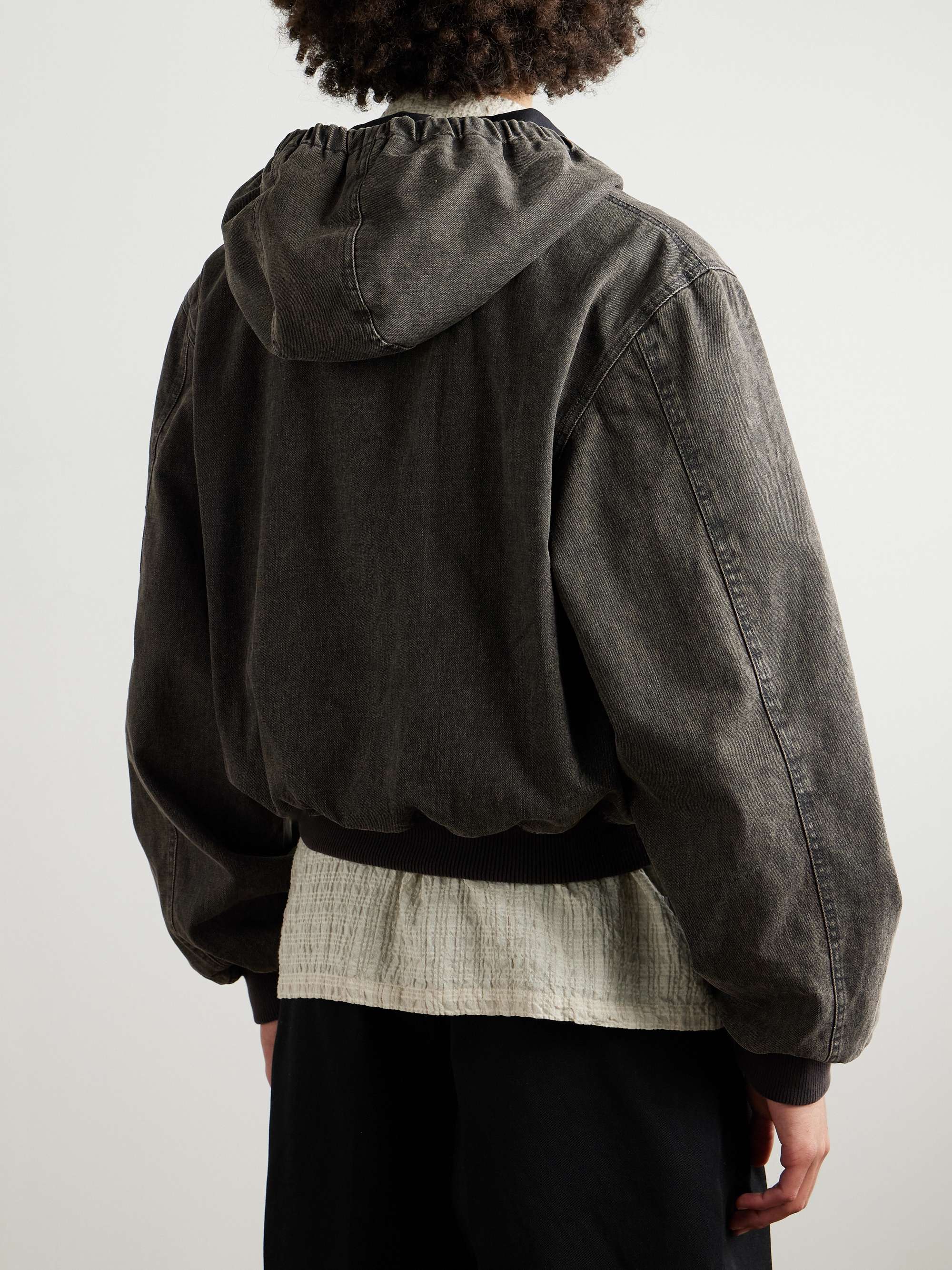 Bank Denim Hooded Jacket view