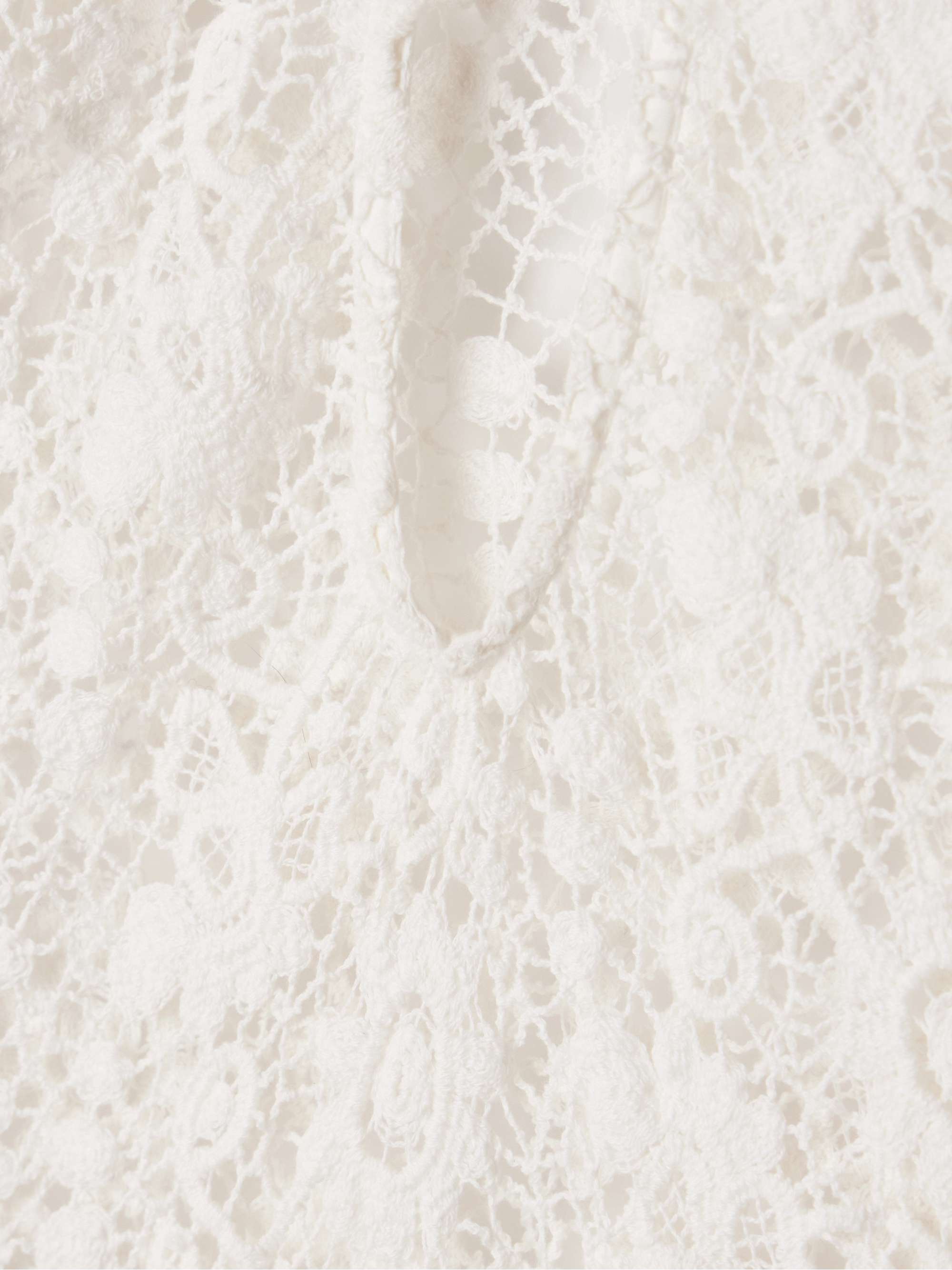 Della crocheted cotton maxi dress view