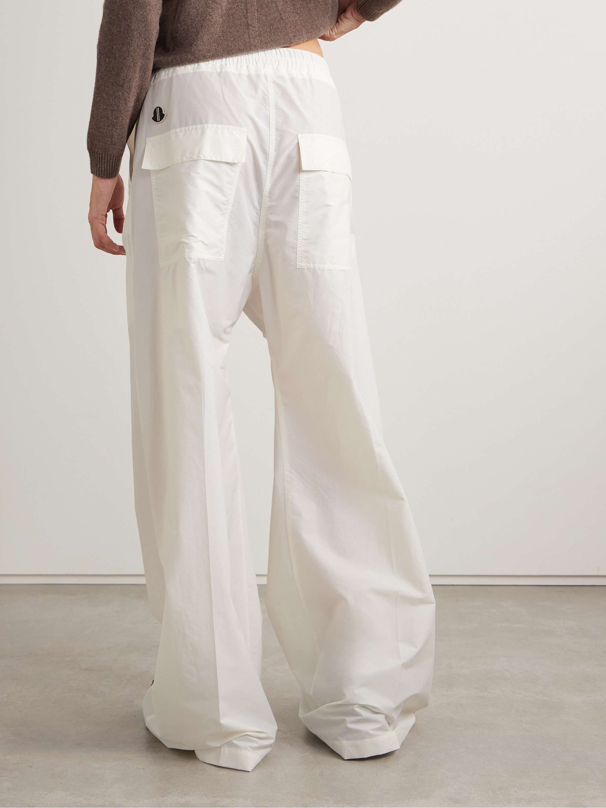 Belas cotton-blend poplin wide-leg pants view