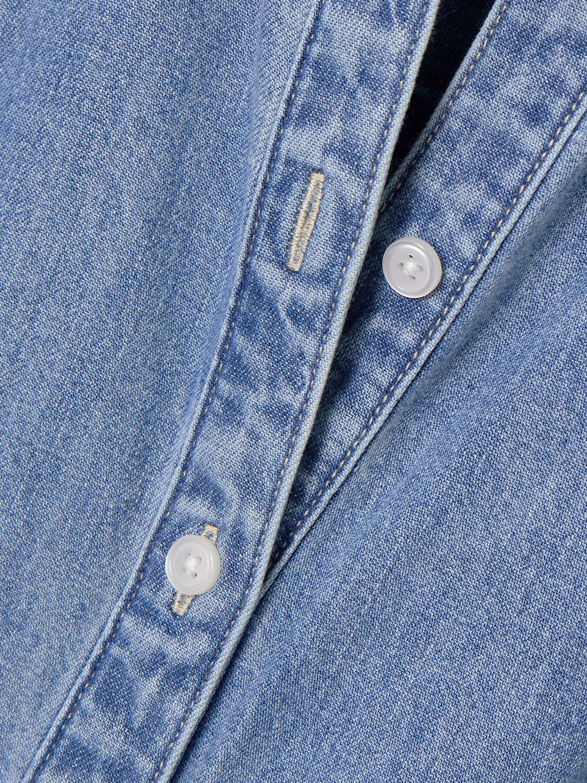 Fuller denim midi shirt dress view