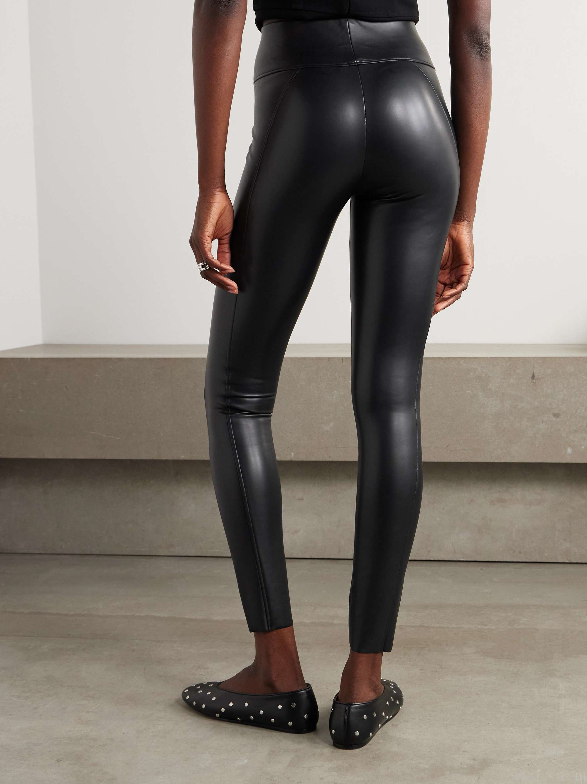 Edie vegan leather leggings view