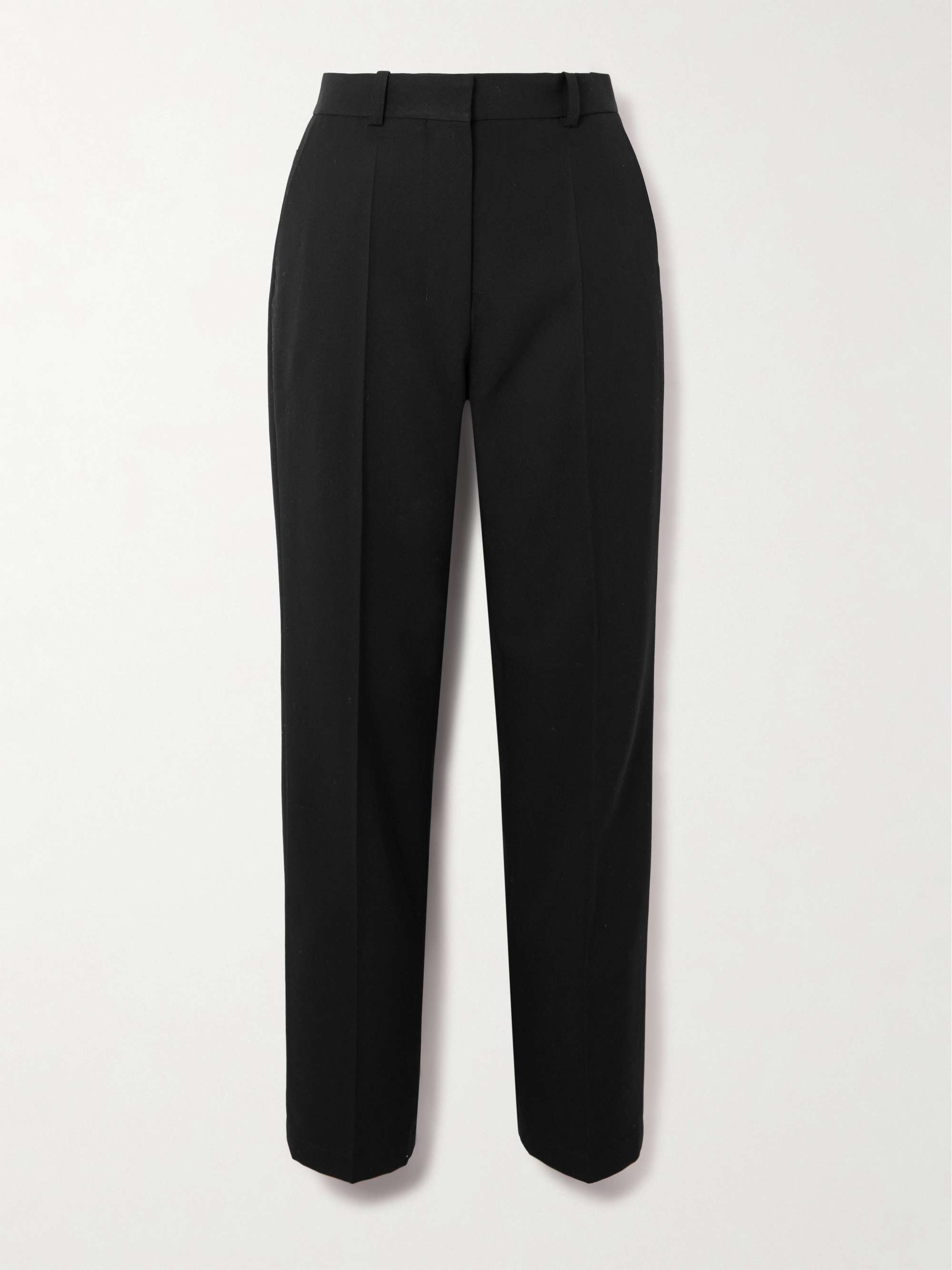 Norma wool-twill straight-leg pants view