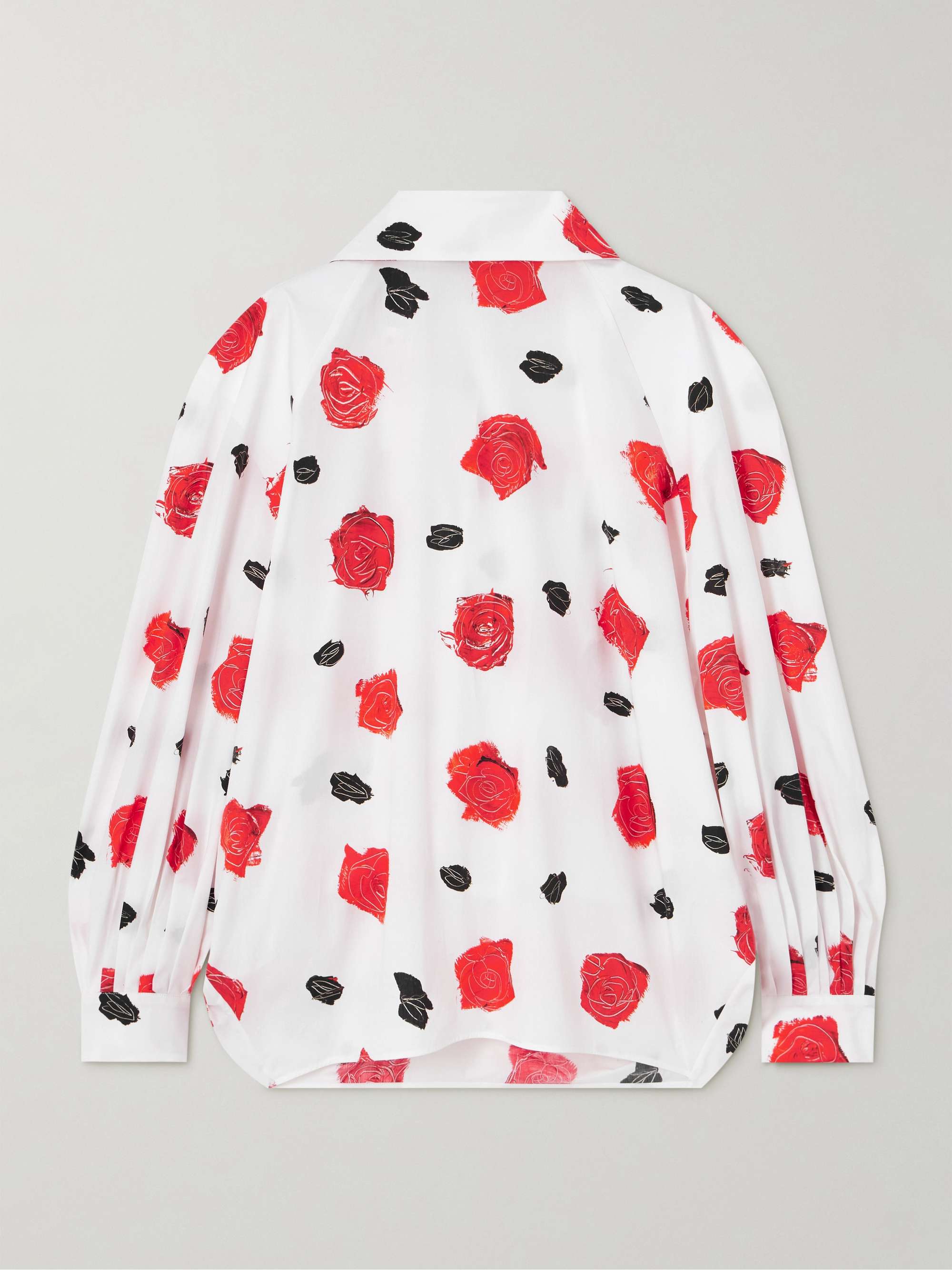 Oversized poplin blouse view