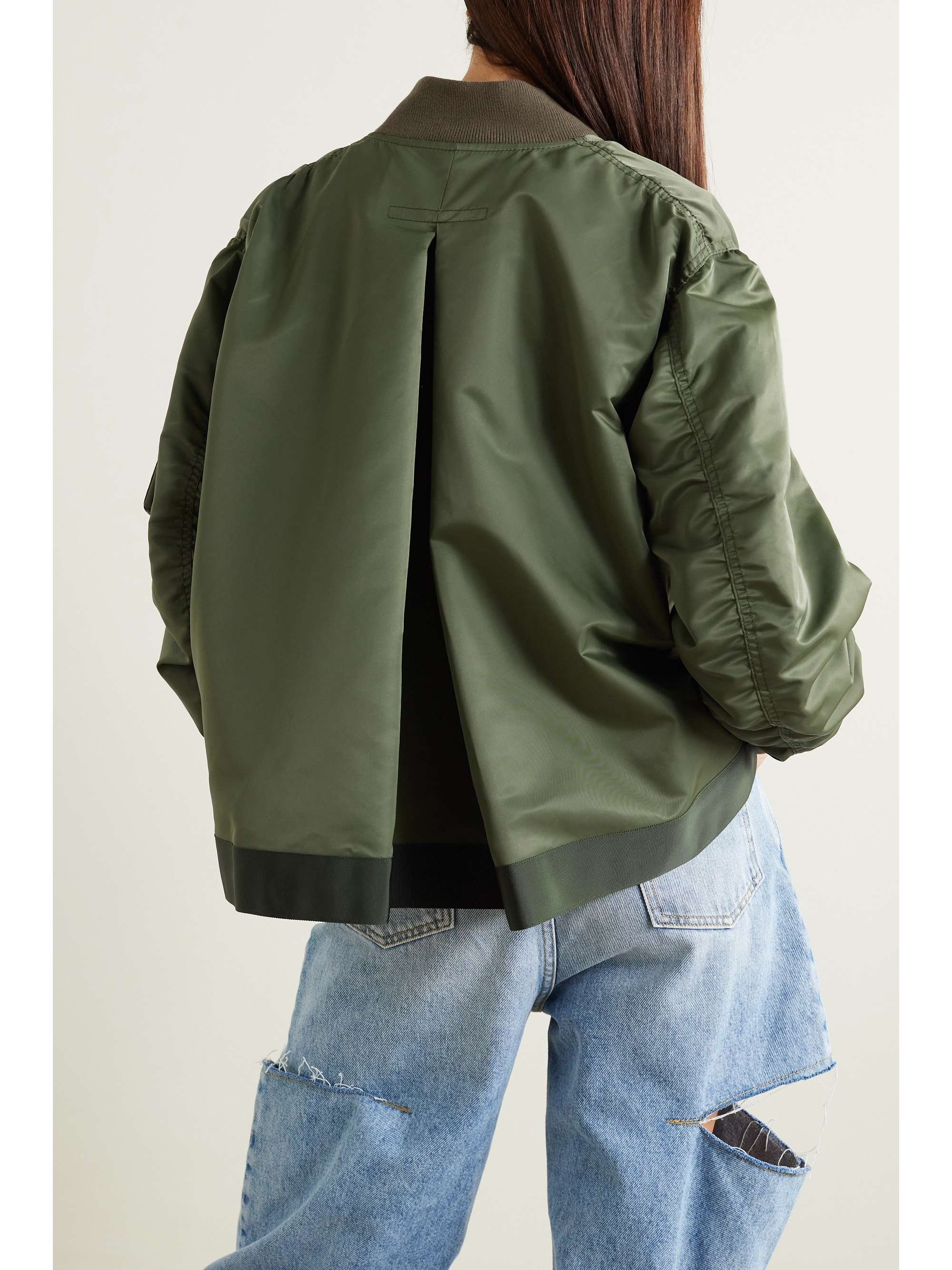 Shell bomber jacket view