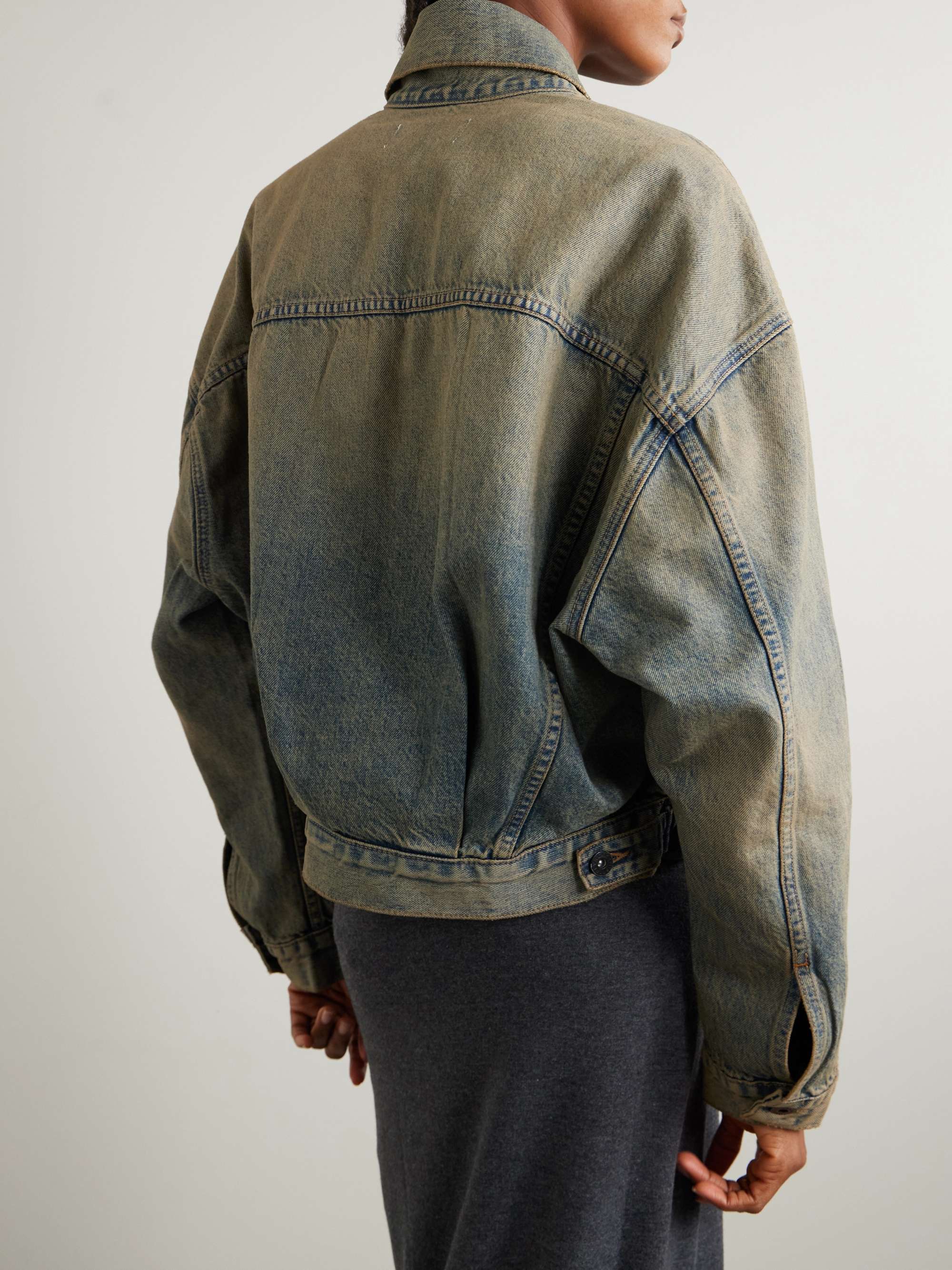 Boston denim jacket view