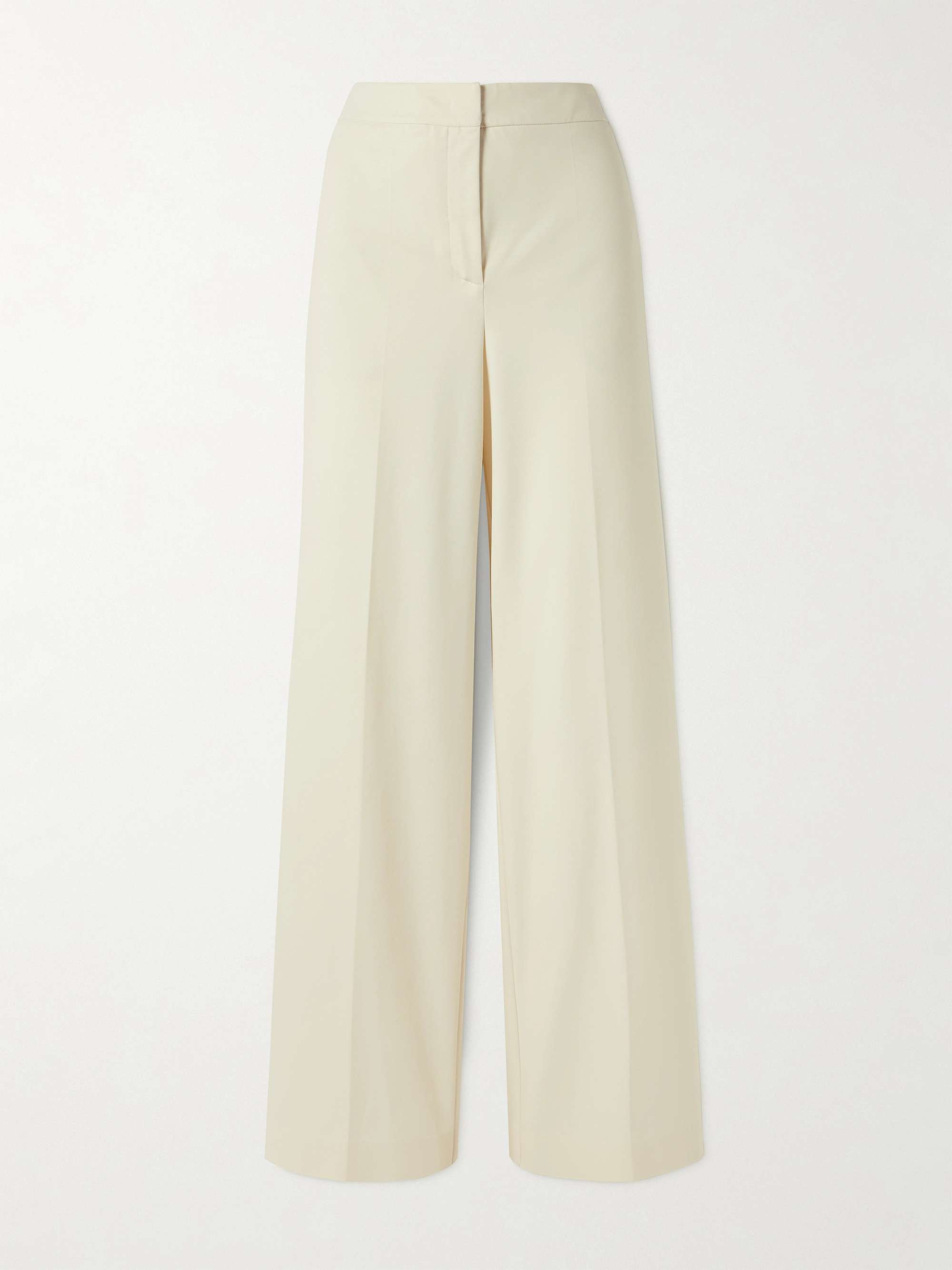 Orche cotton-blend wide-leg pants view
