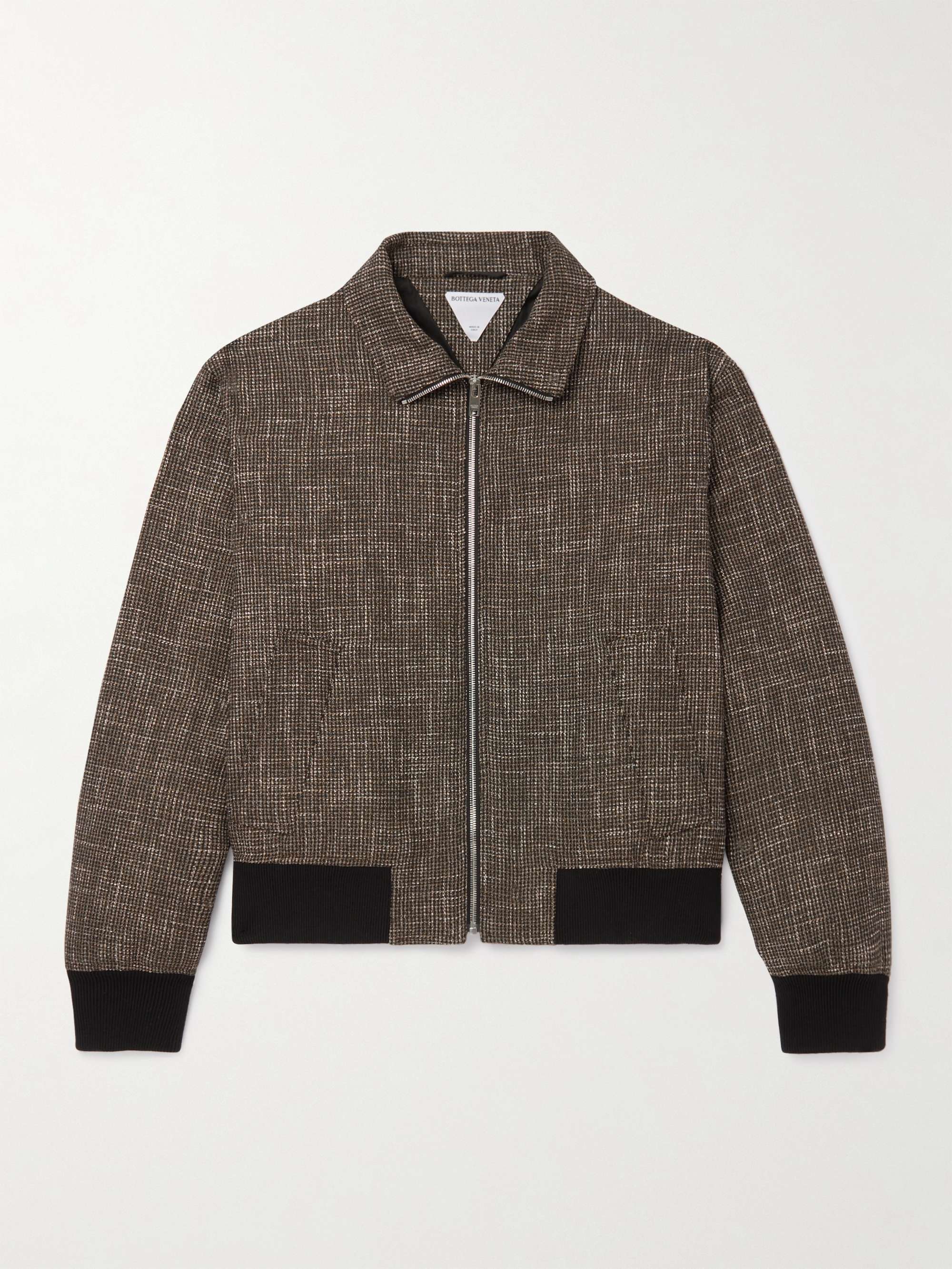 Wool-Blend Tweed Blouson Jacket view