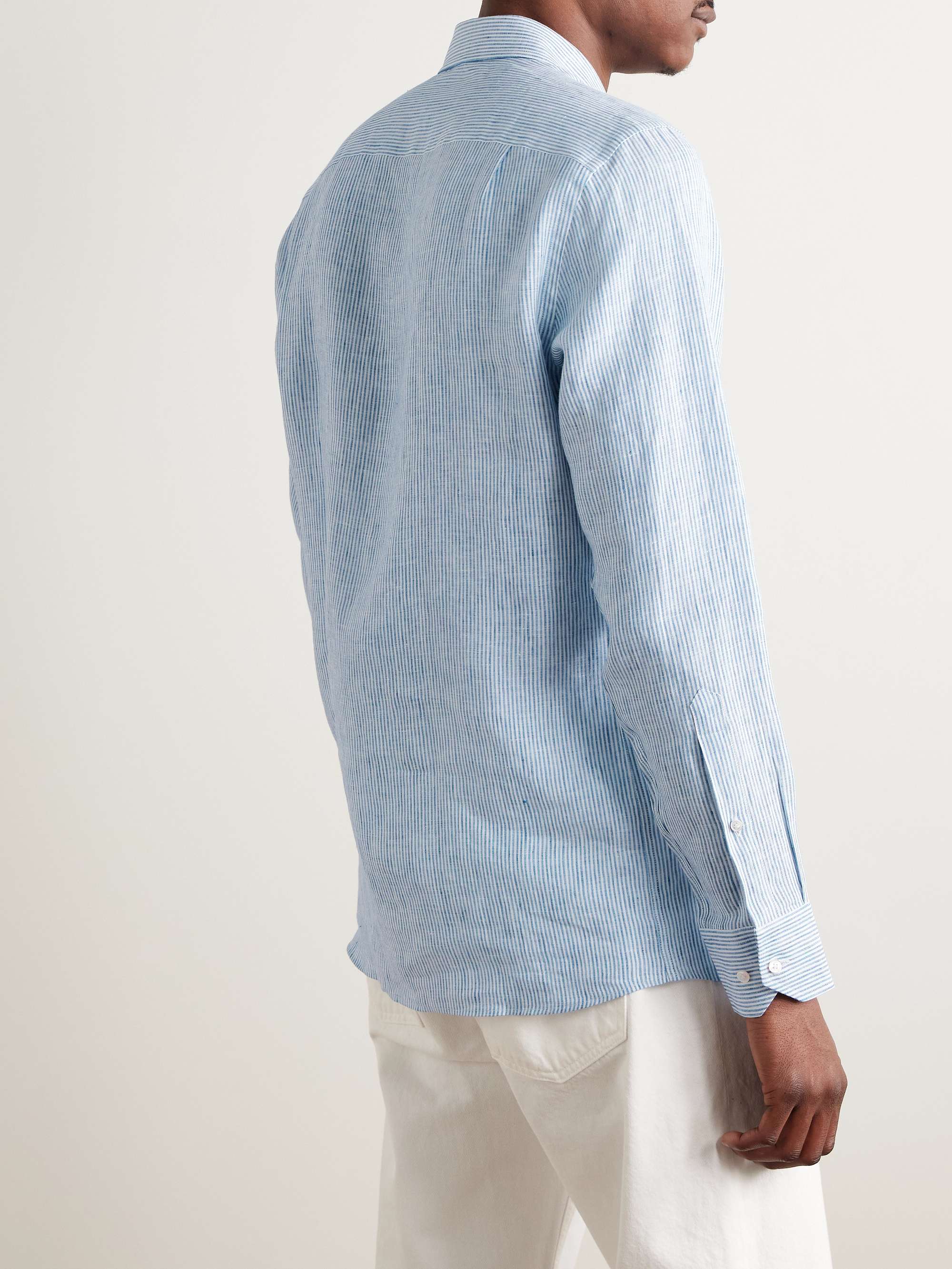 Astino Striped Linen Shirt view