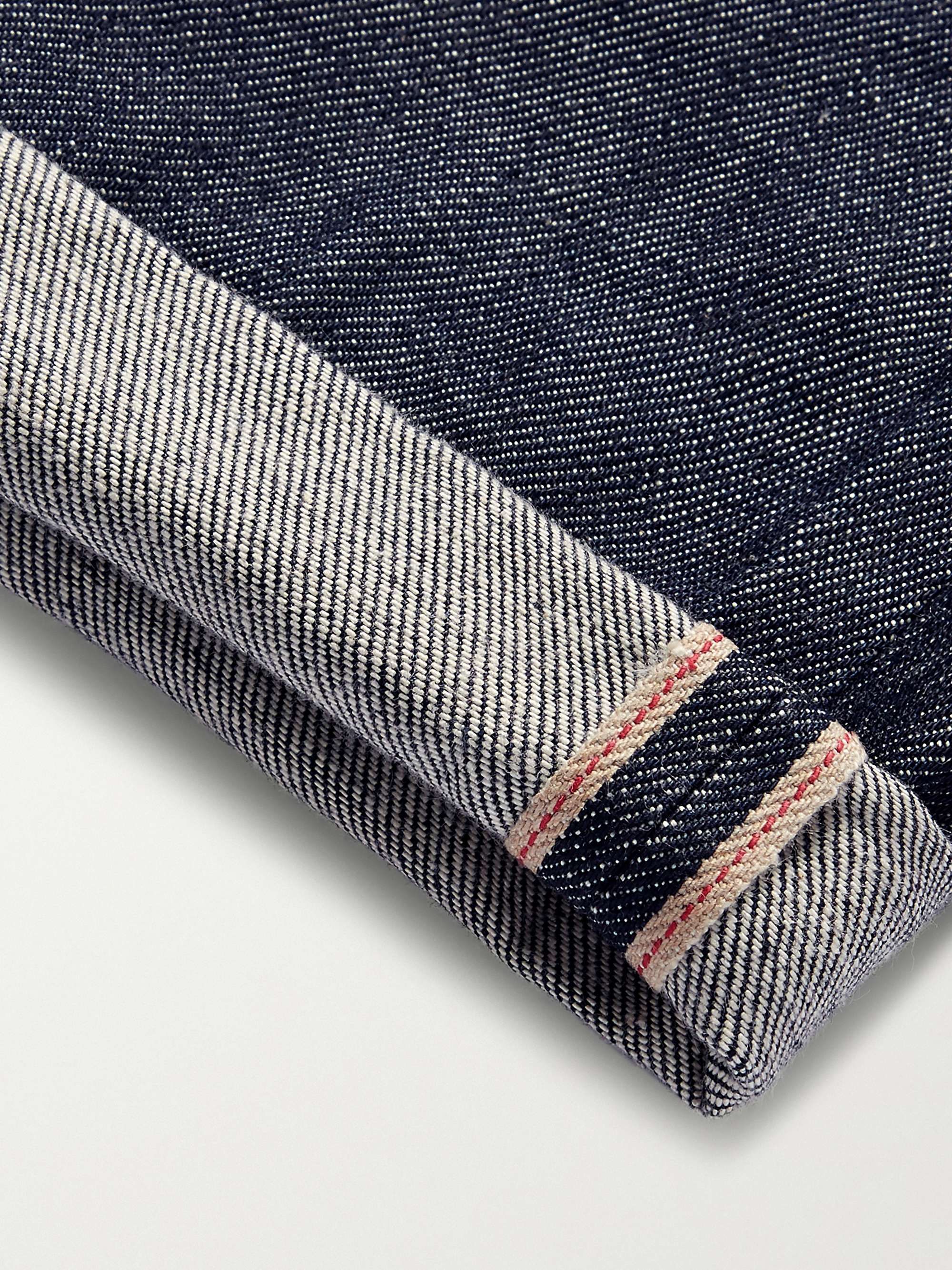Petit Standard Slim-Fit Dry Selvedge Denim Jeans view