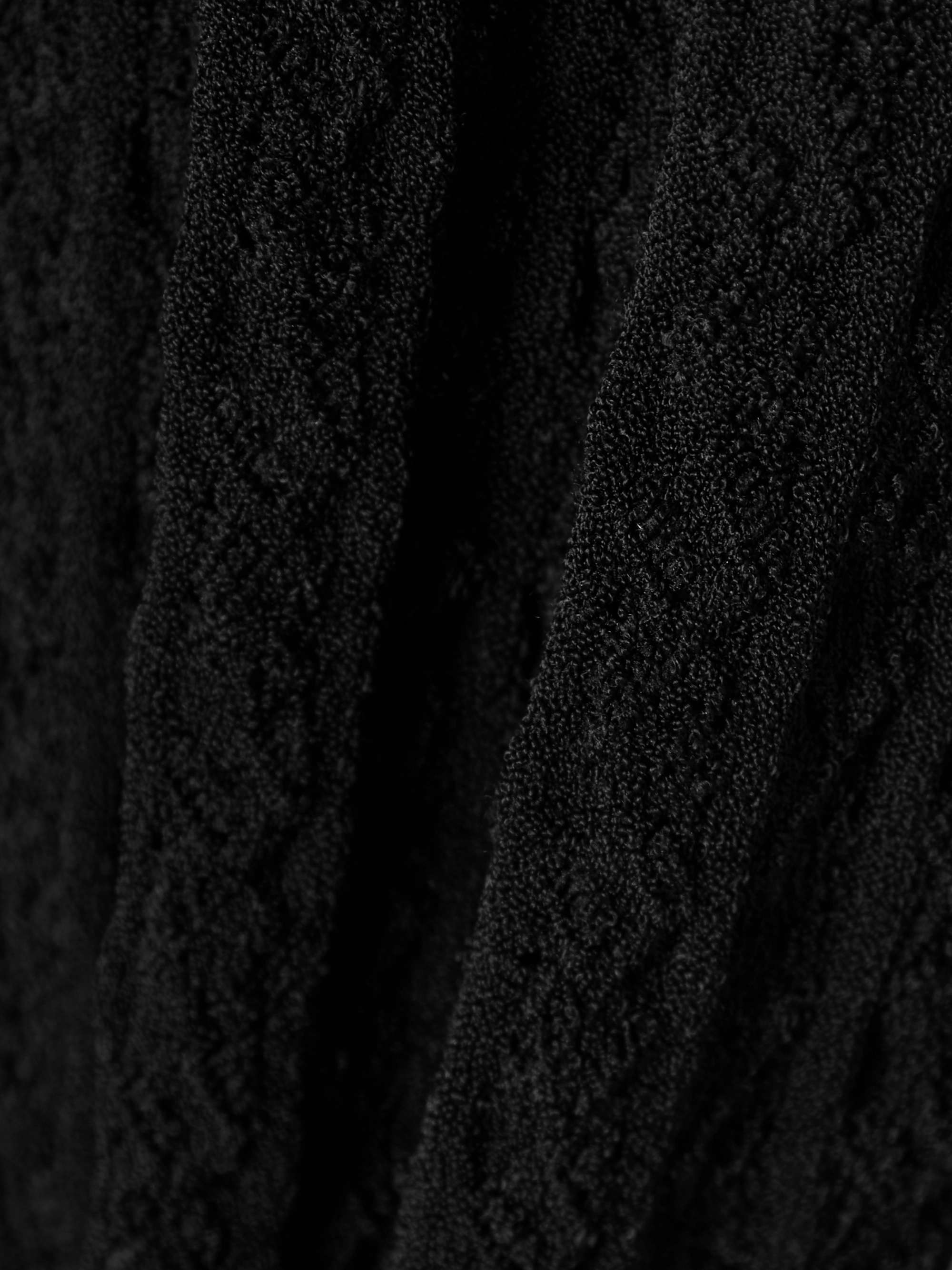 Open-knit turtleneck jumpsuit view
