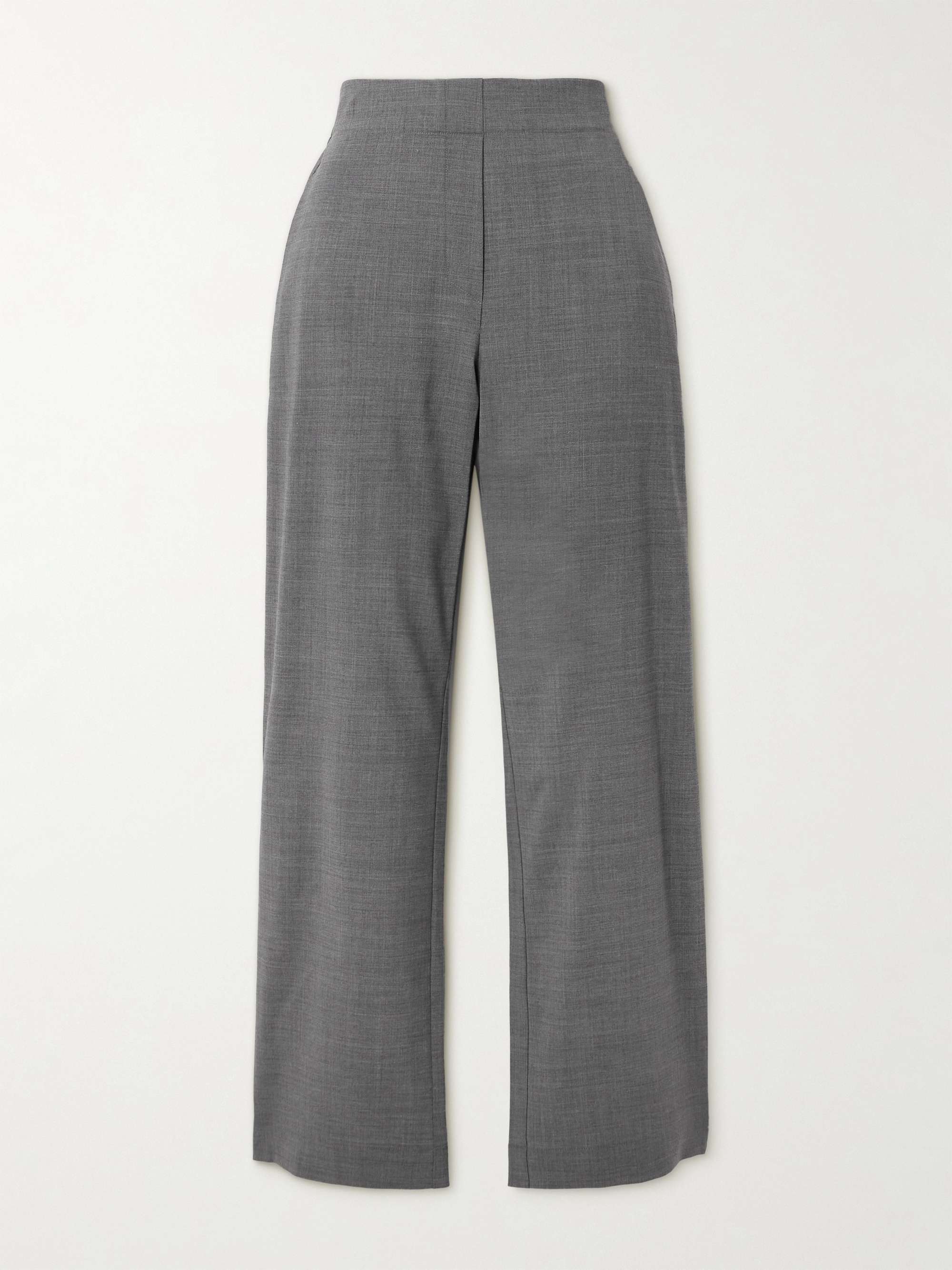 Jane stretch-wool straight-leg pants view
