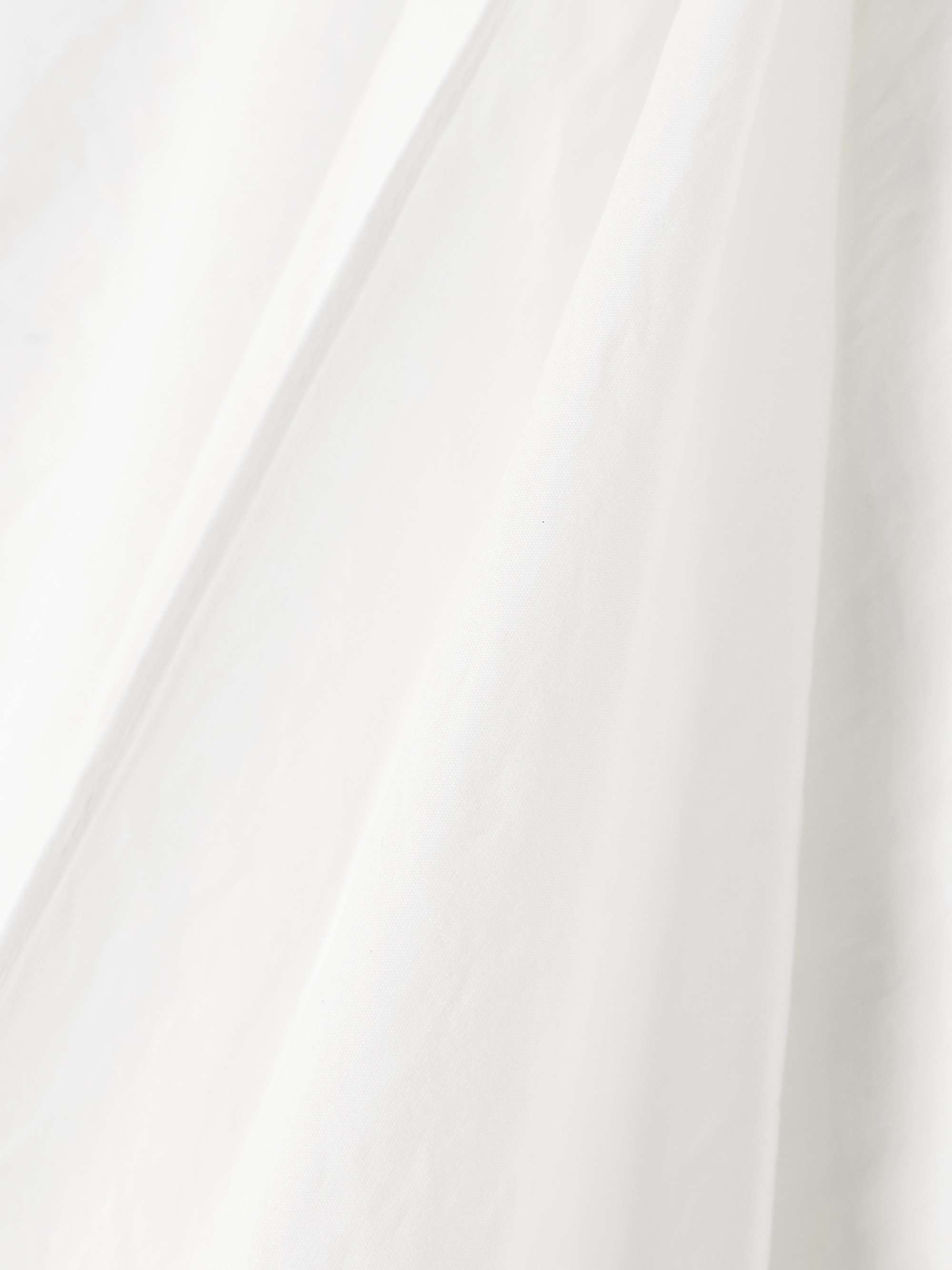 Gathered cotton-blend midi skirt view