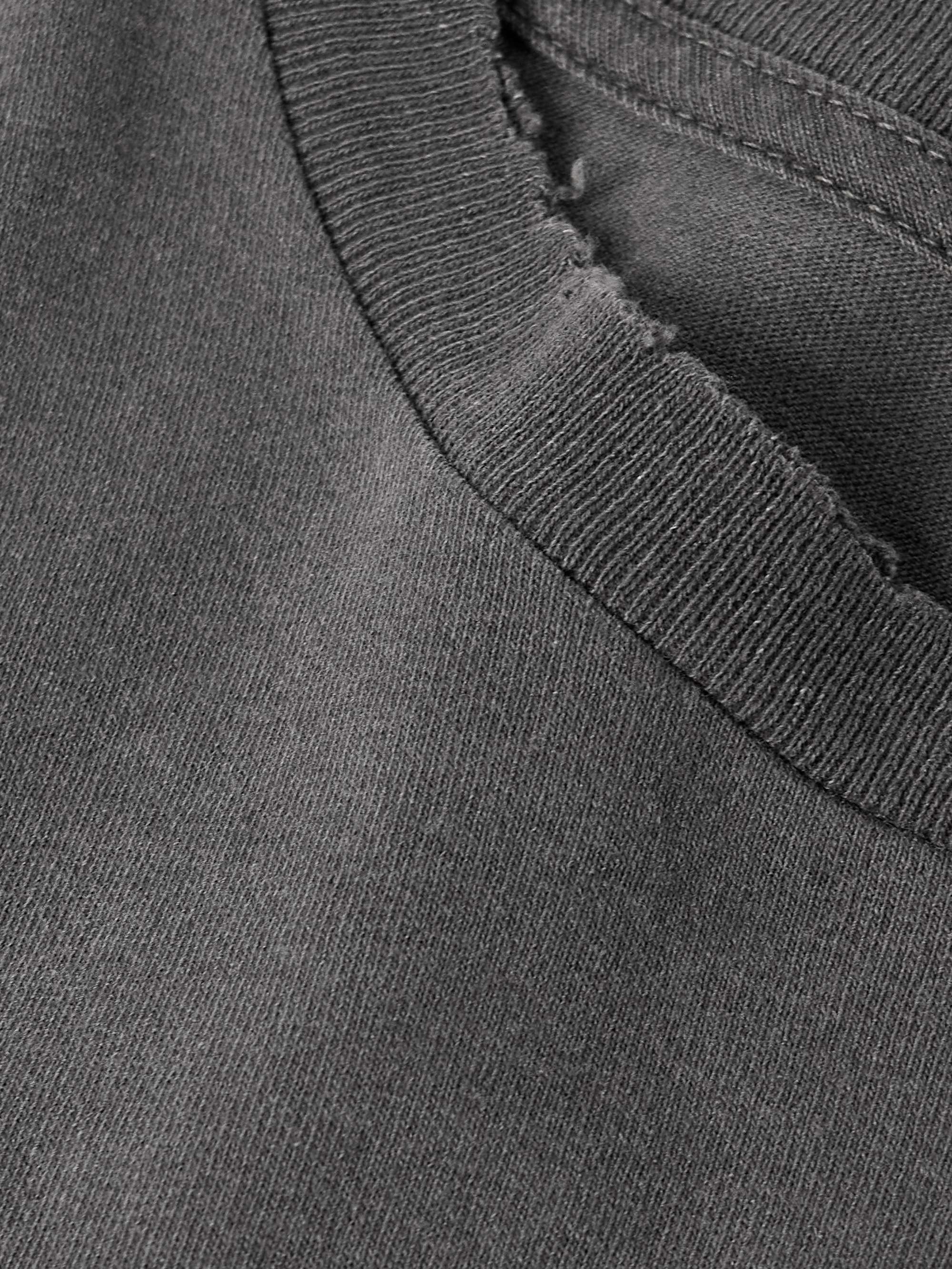 Folsom Distresesd Cotton-Jersey T-Shirt view