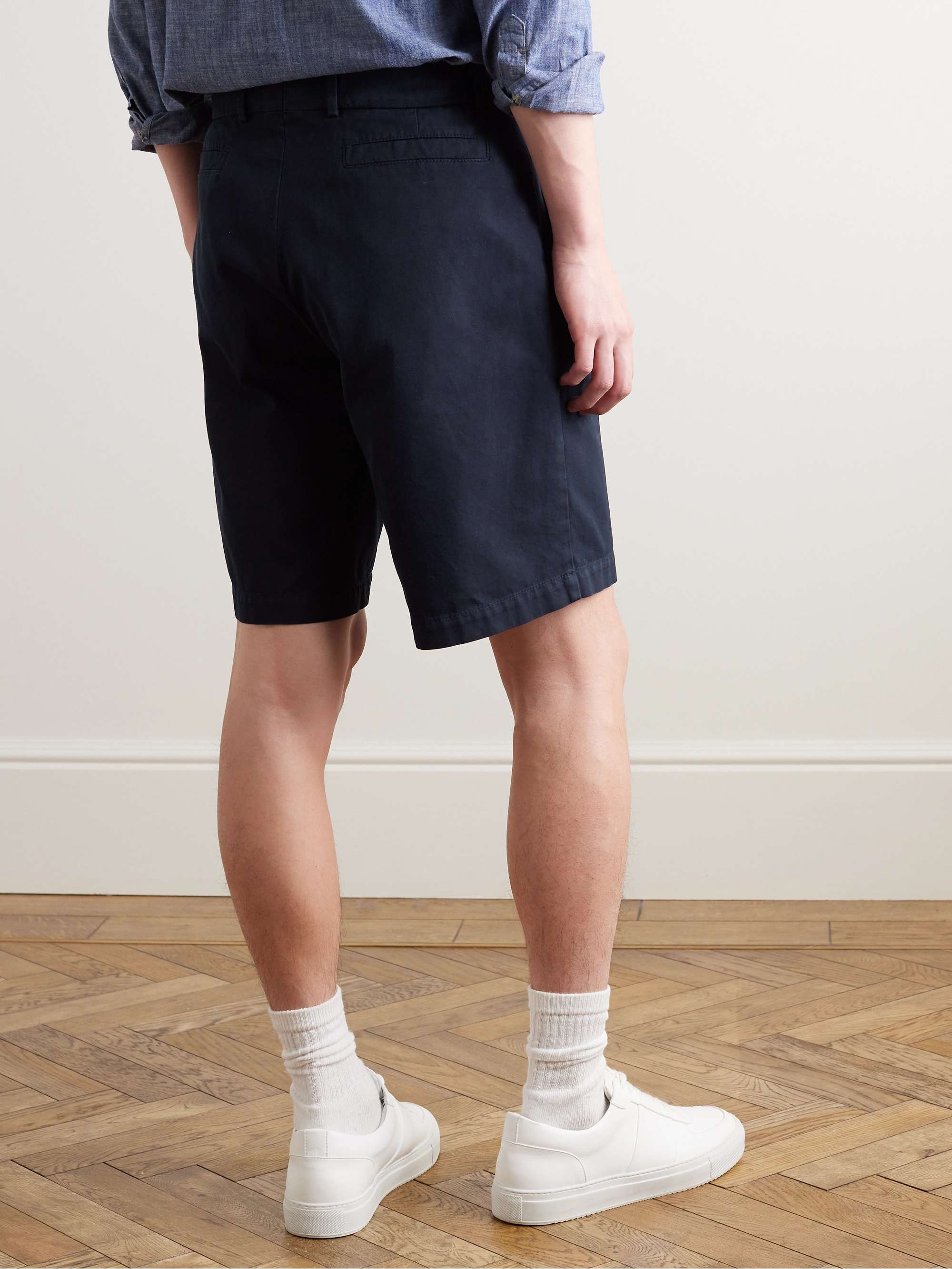 Straight-Leg Cotton-Twill Bermuda Shorts view